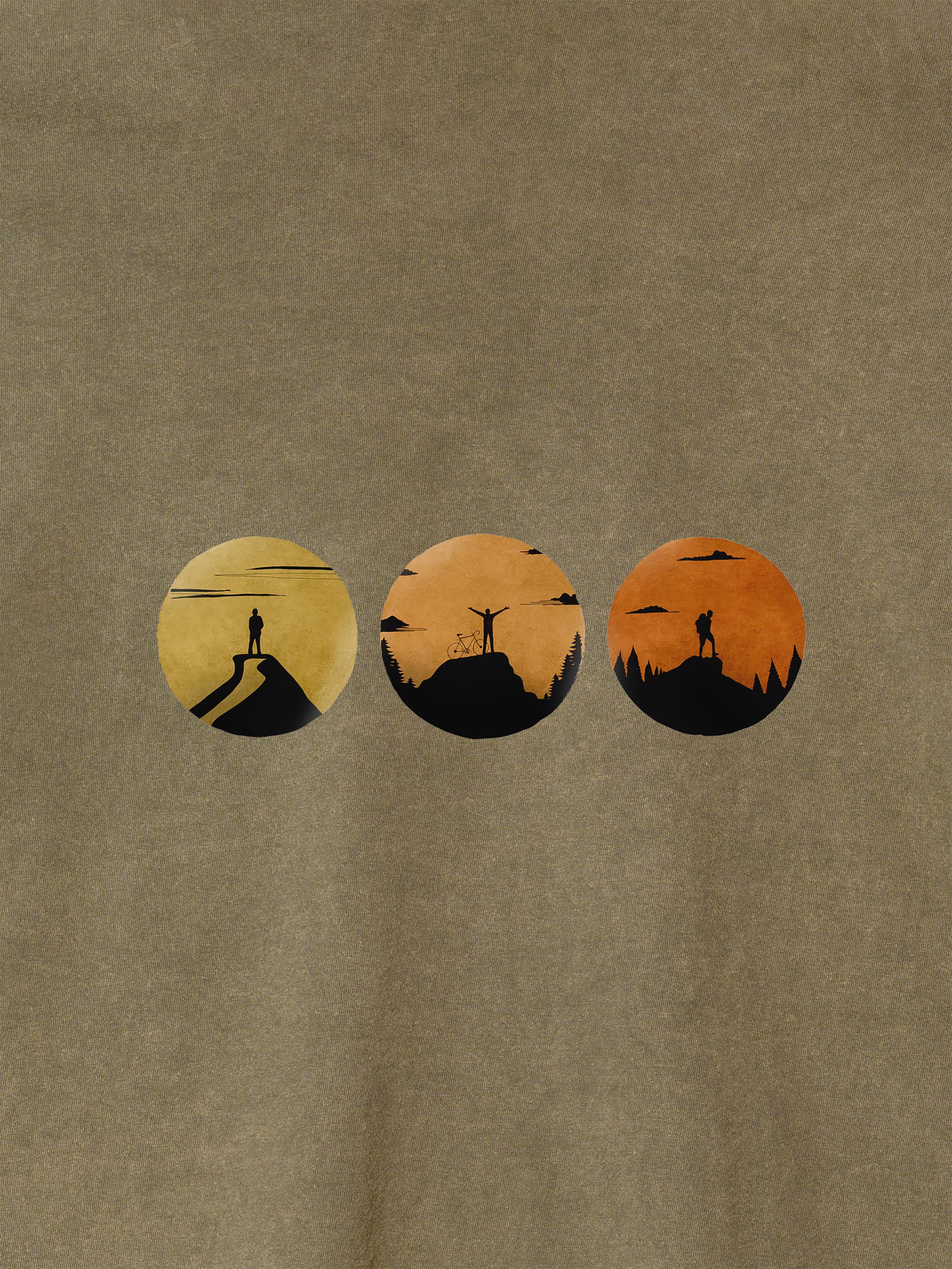 Sunset Silhouettes - Stonewashed T-Shirts