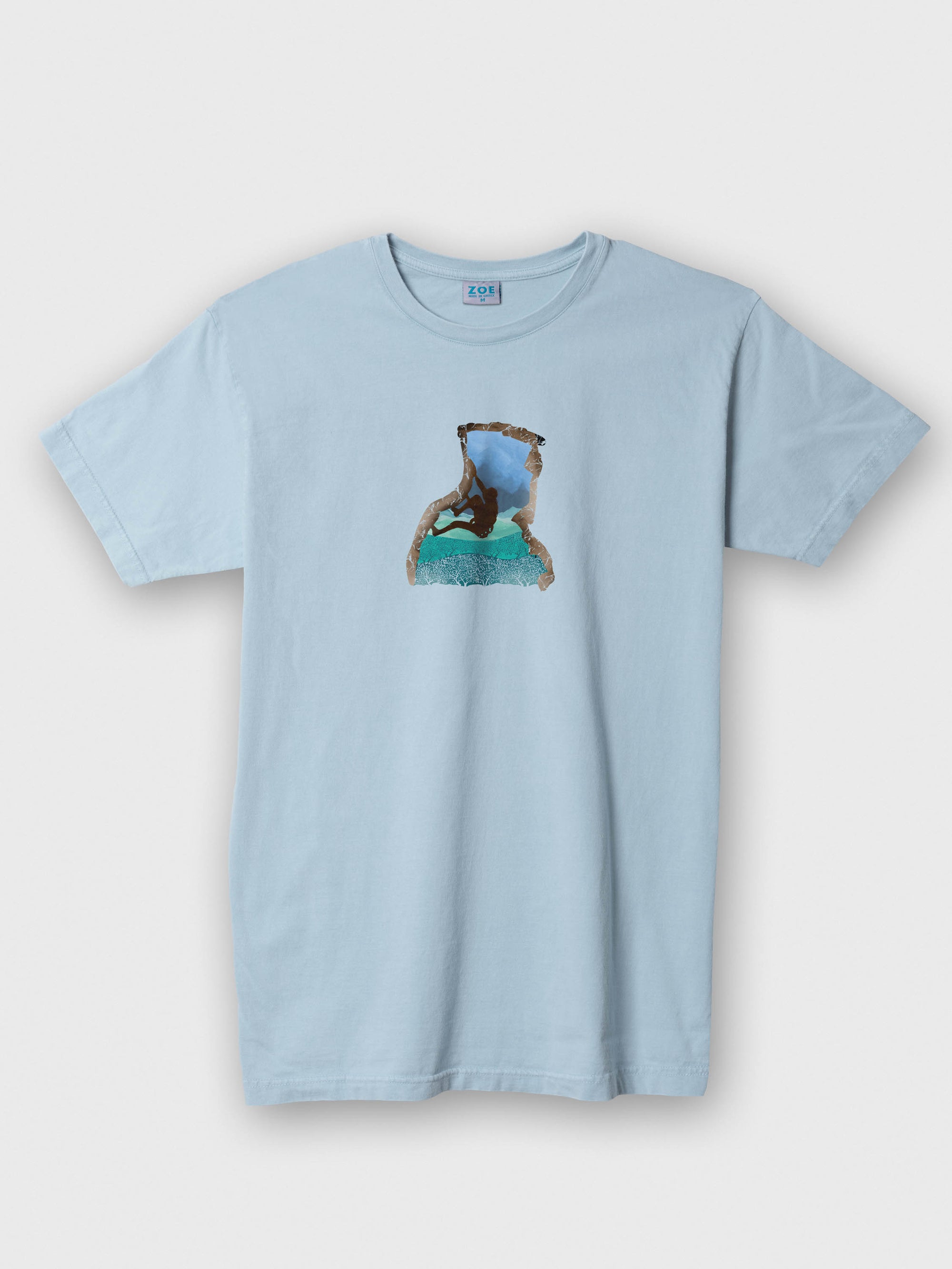 Cretan rock climber - Stonewashed T-Shirts