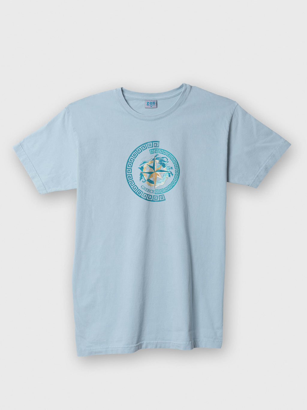 Greek Compass and key pattern - Stonewashed T-Shirts