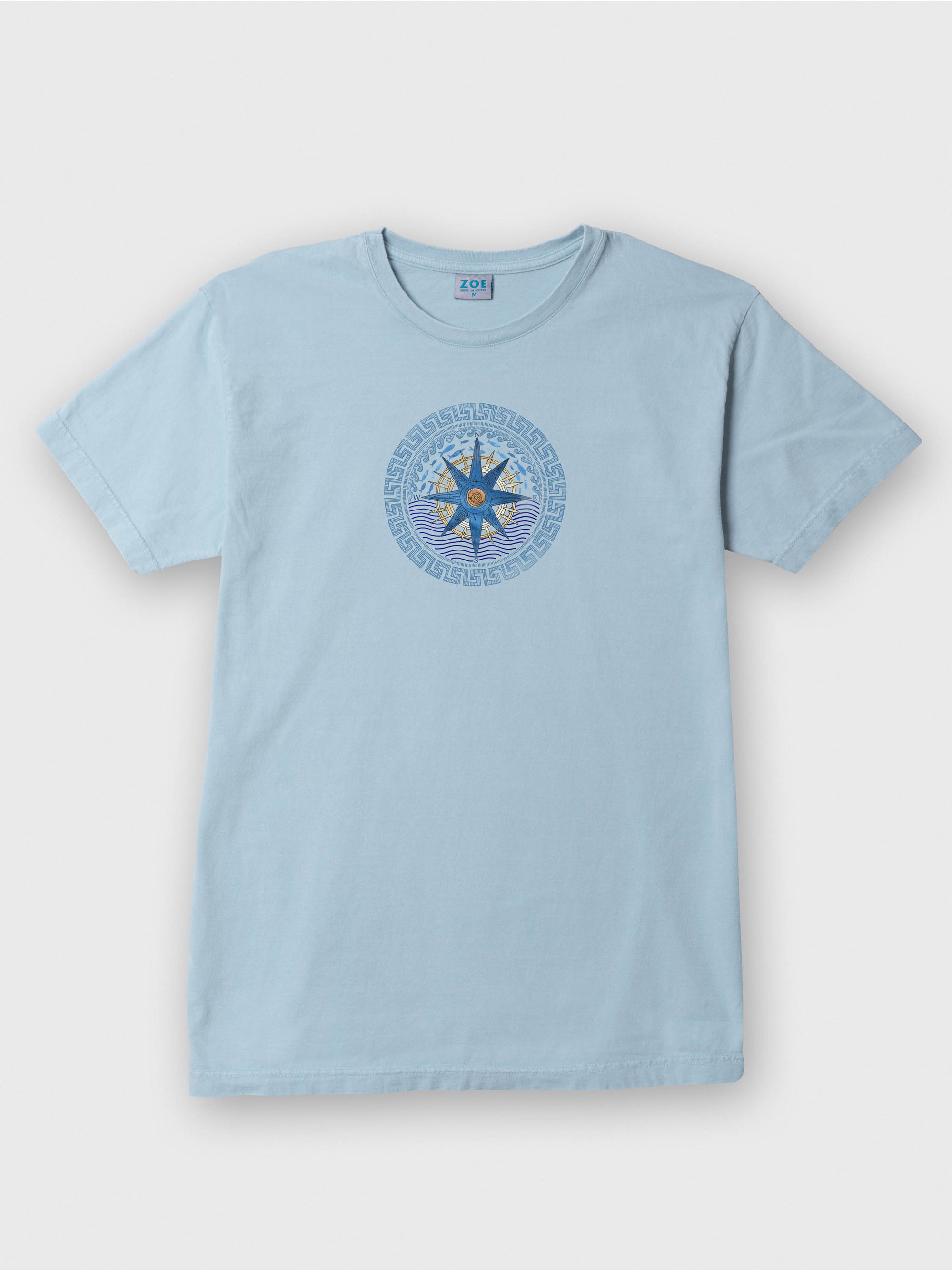 Aegean Star Compass - Stonewashed T-Shirts