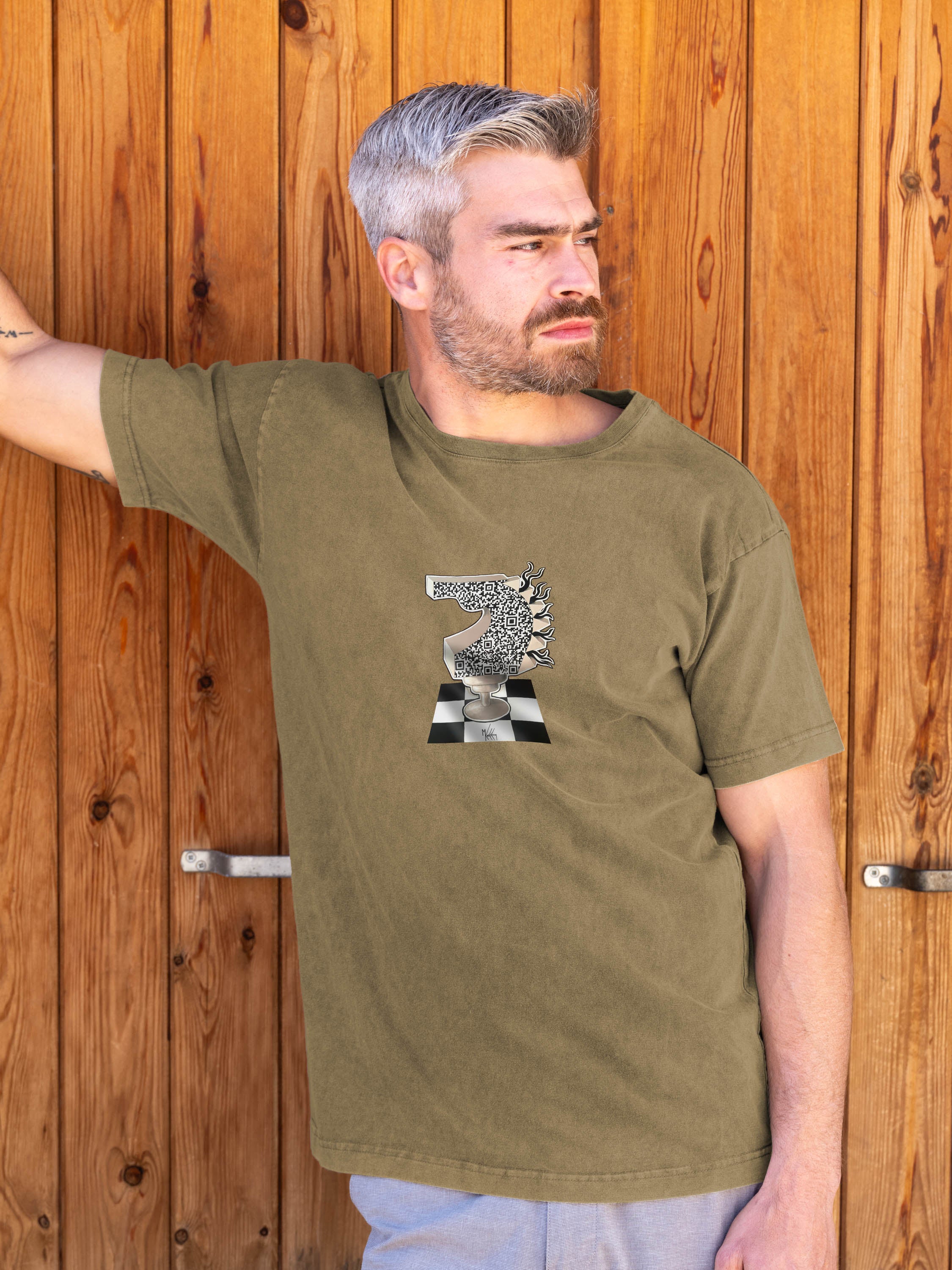 The letter 'Gamma' - Stonewashed T-Shirts