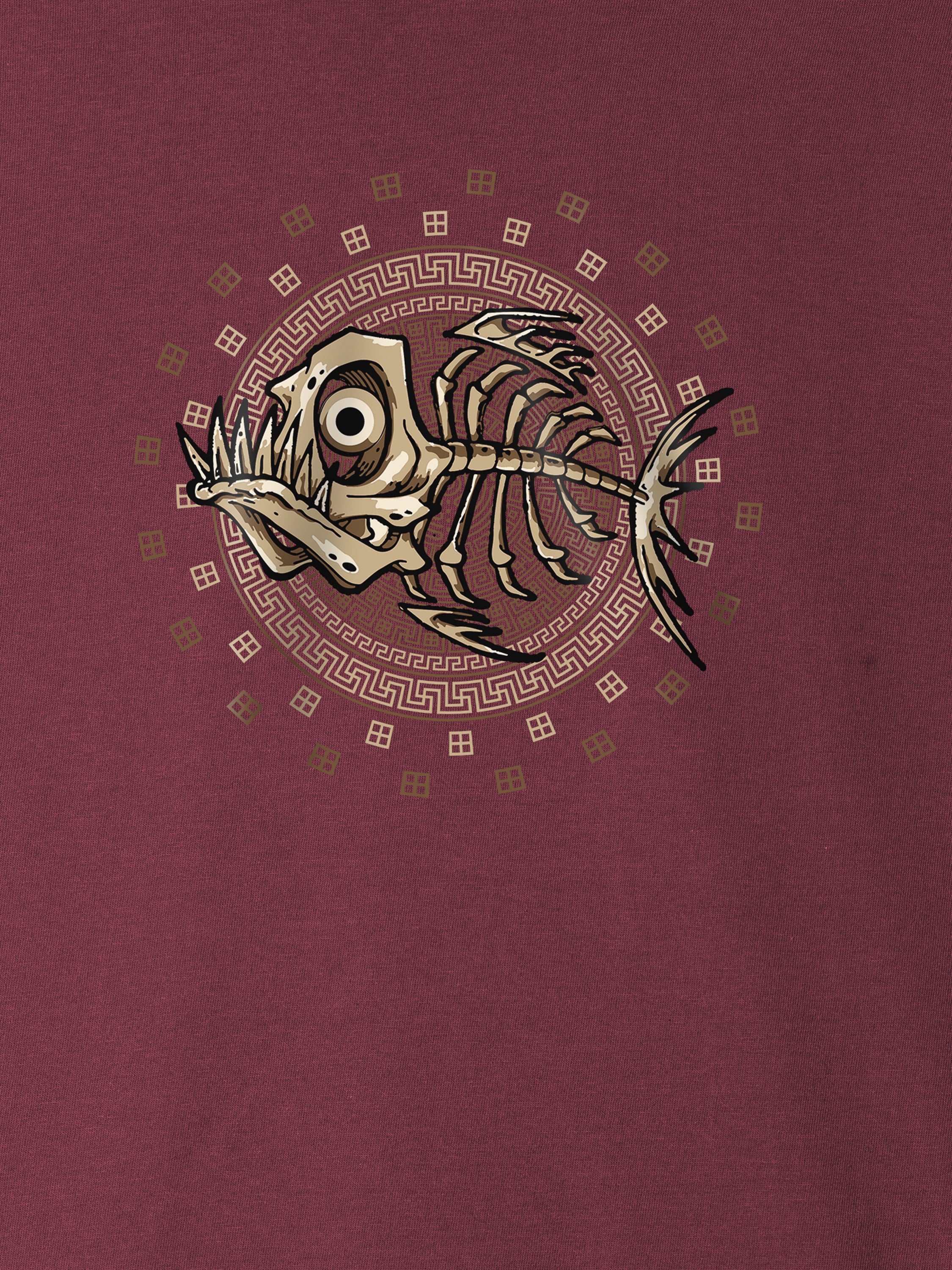 Fishbone Disk - T-Shirts