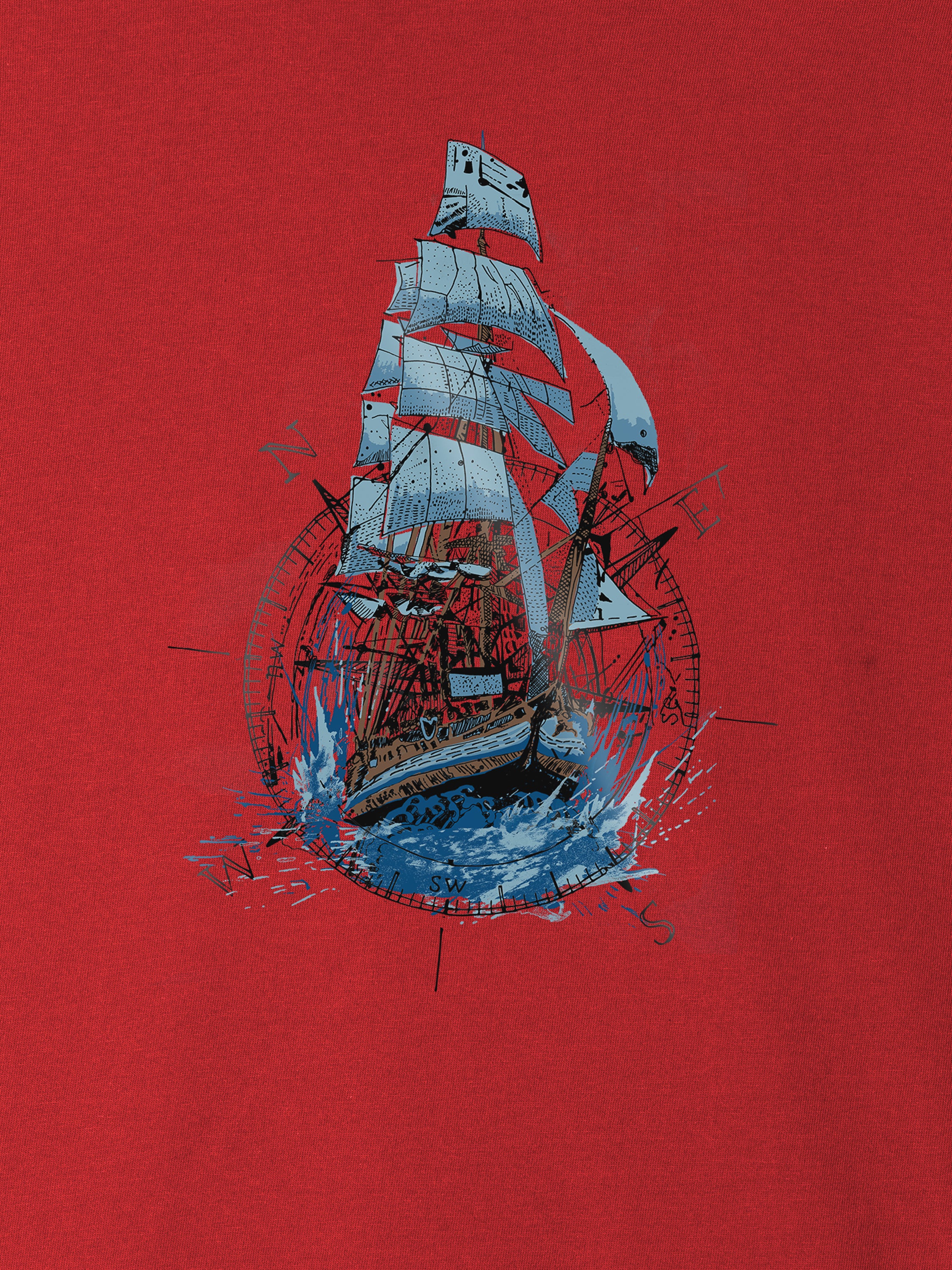 Compass Ship - T-Shirts