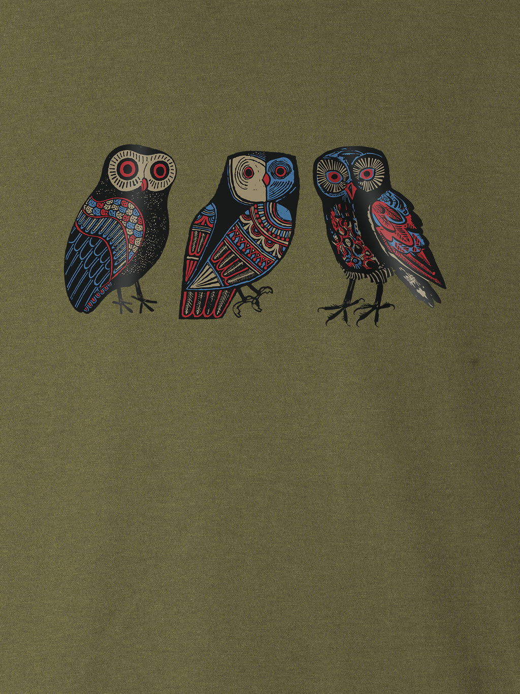 Ethnic Owls - T-Shirts