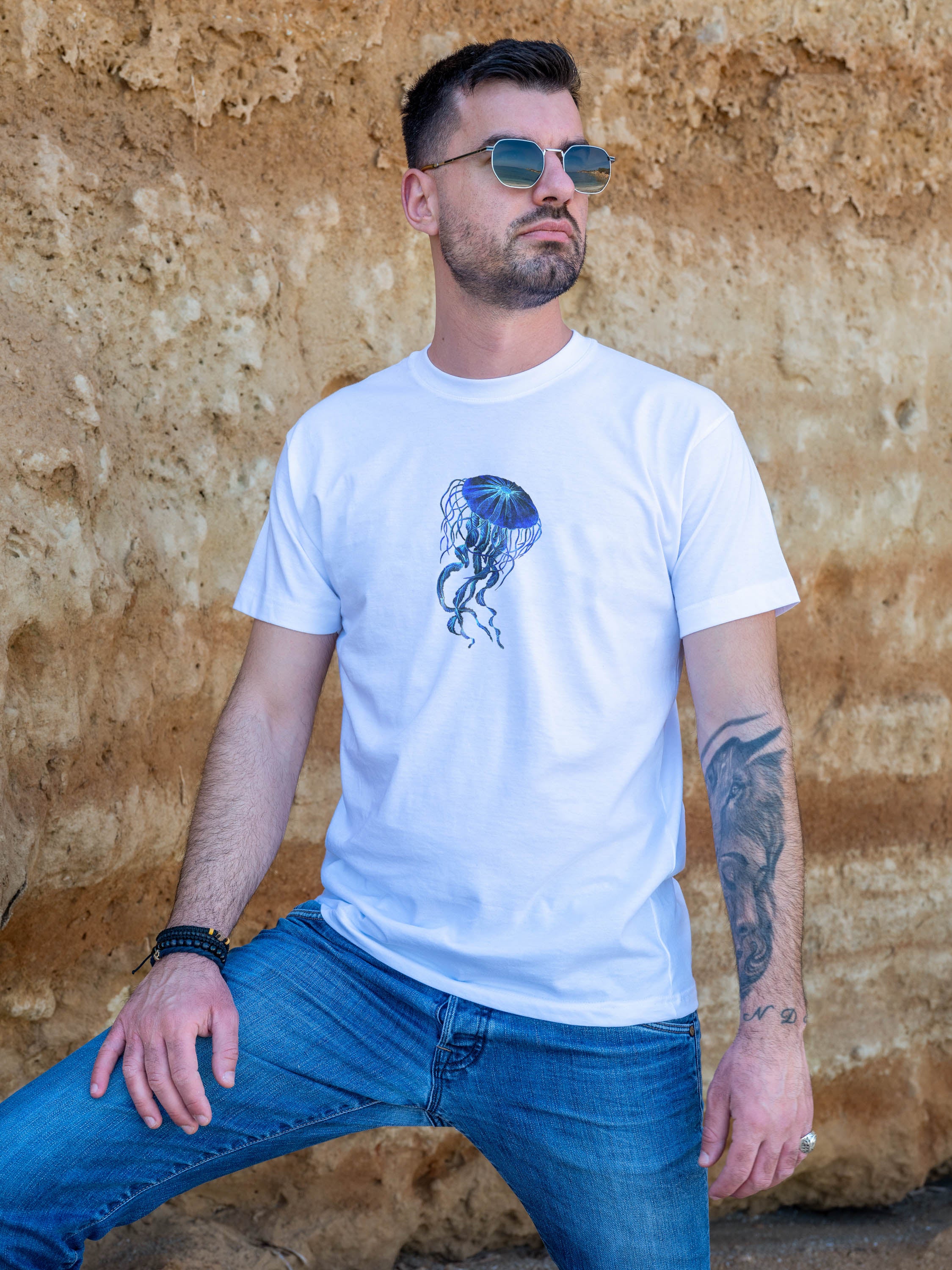 Blue Jellyfish - T-Shirts