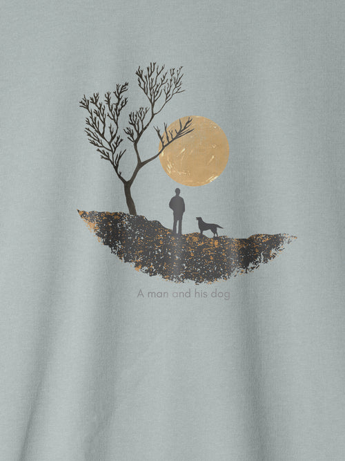 A Man & His Dog  - T-Shirts