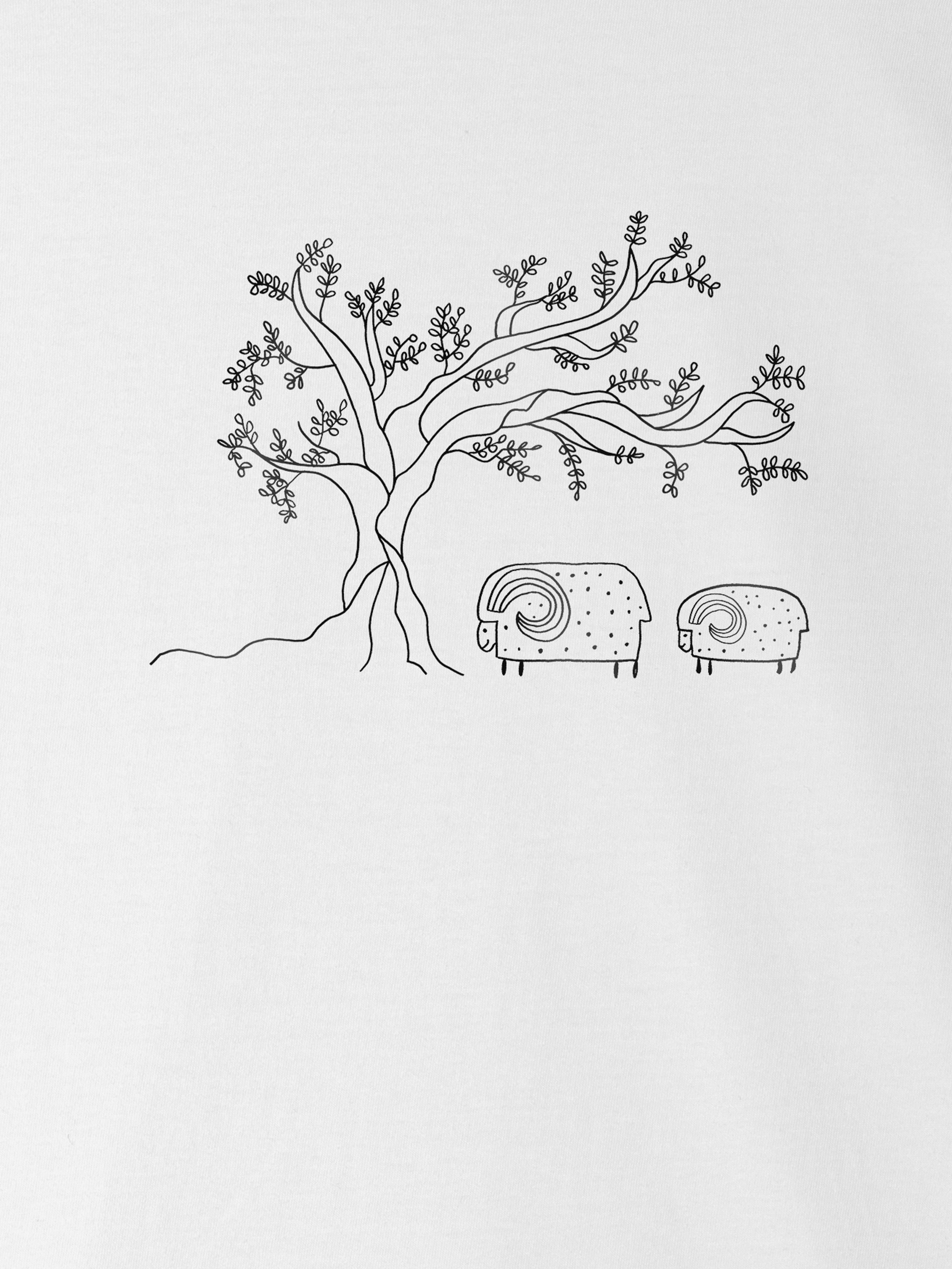 Olive Tree & Sheep  - T-Shirts
