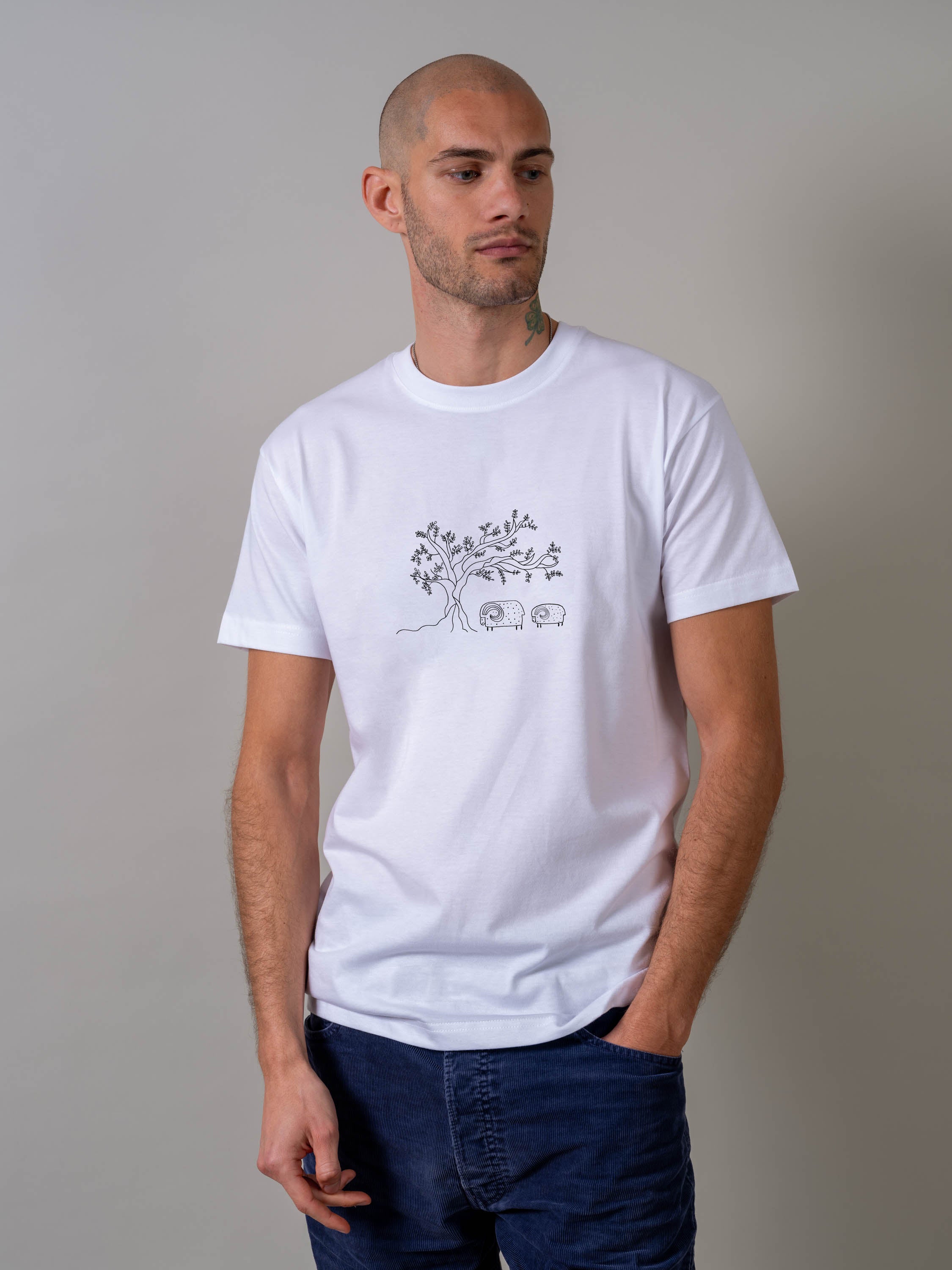Olive Tree & Sheep  - T-Shirts