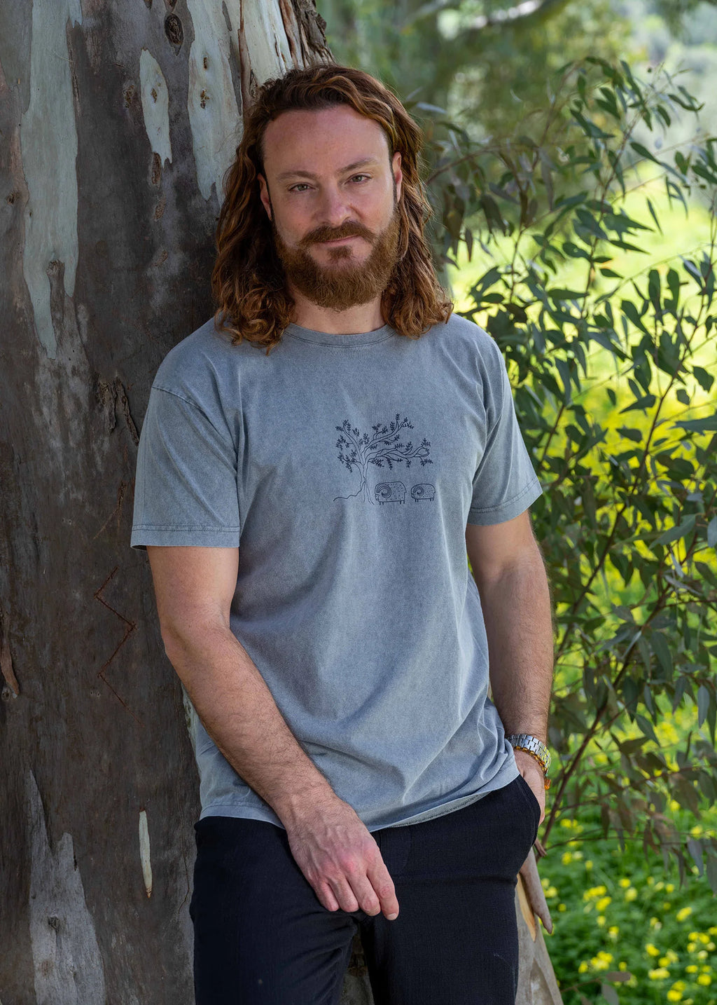 Olive Tree & Sheep  - T-Shirts