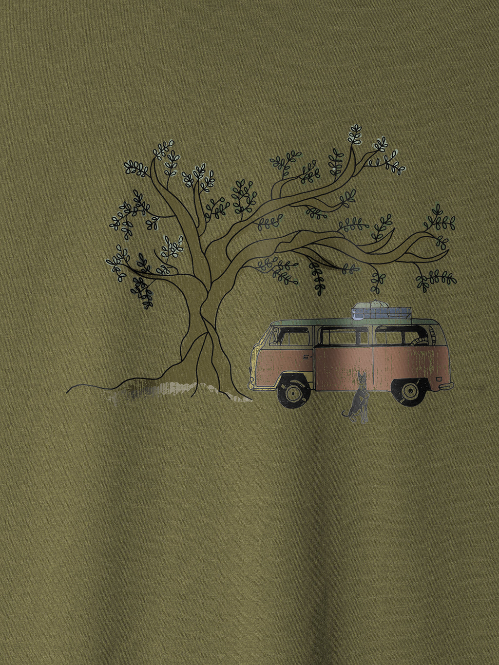 Olive Tree Camper  - T-Shirts