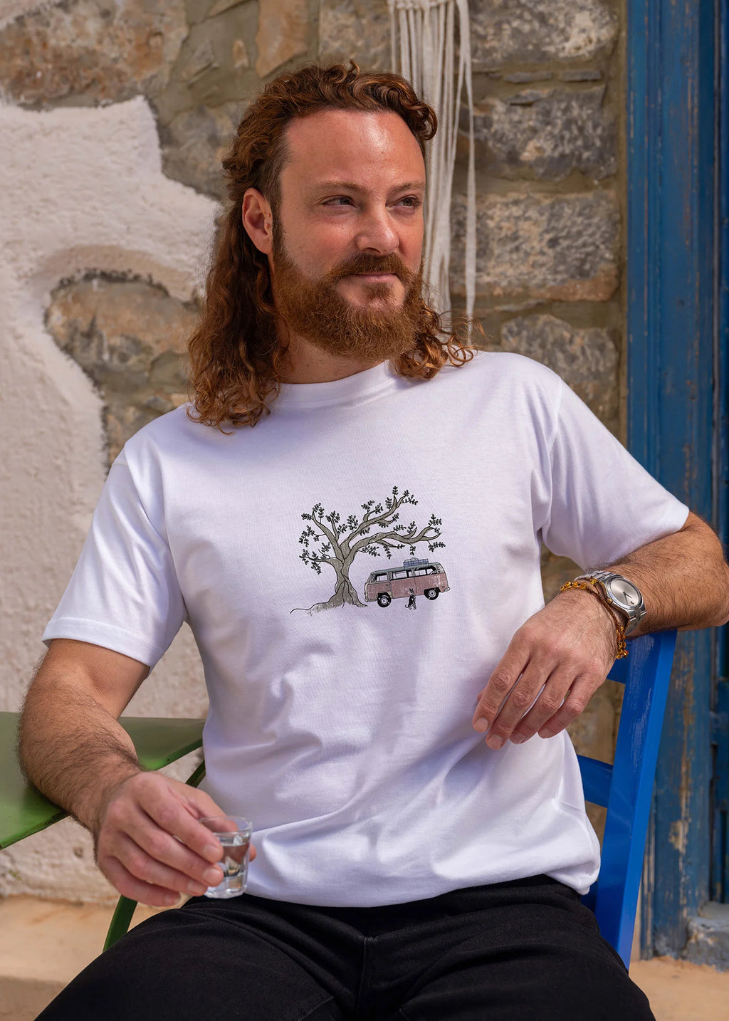 Olive Tree Camper  - T-Shirts