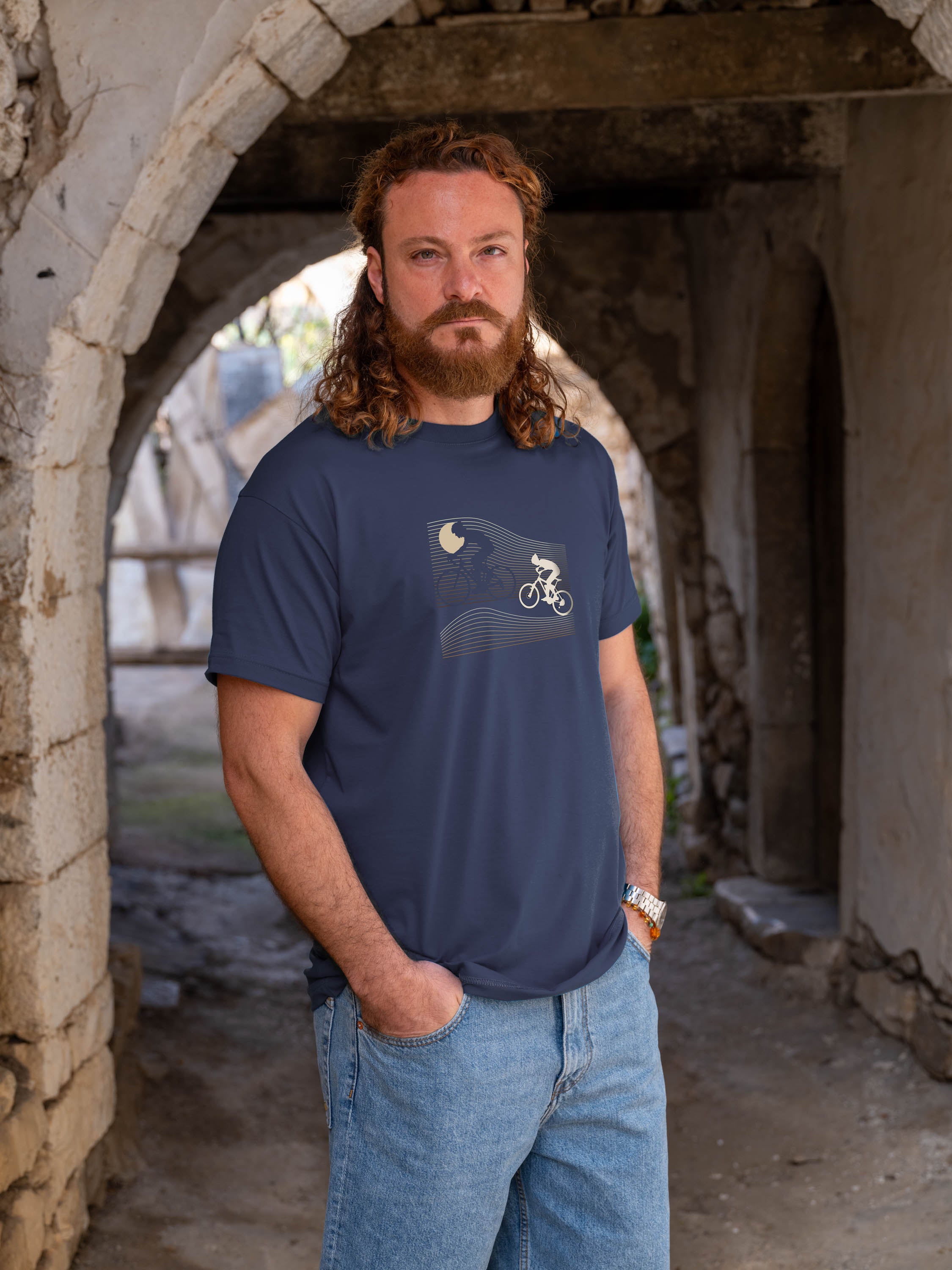 Night Ride Wave  - T-Shirts