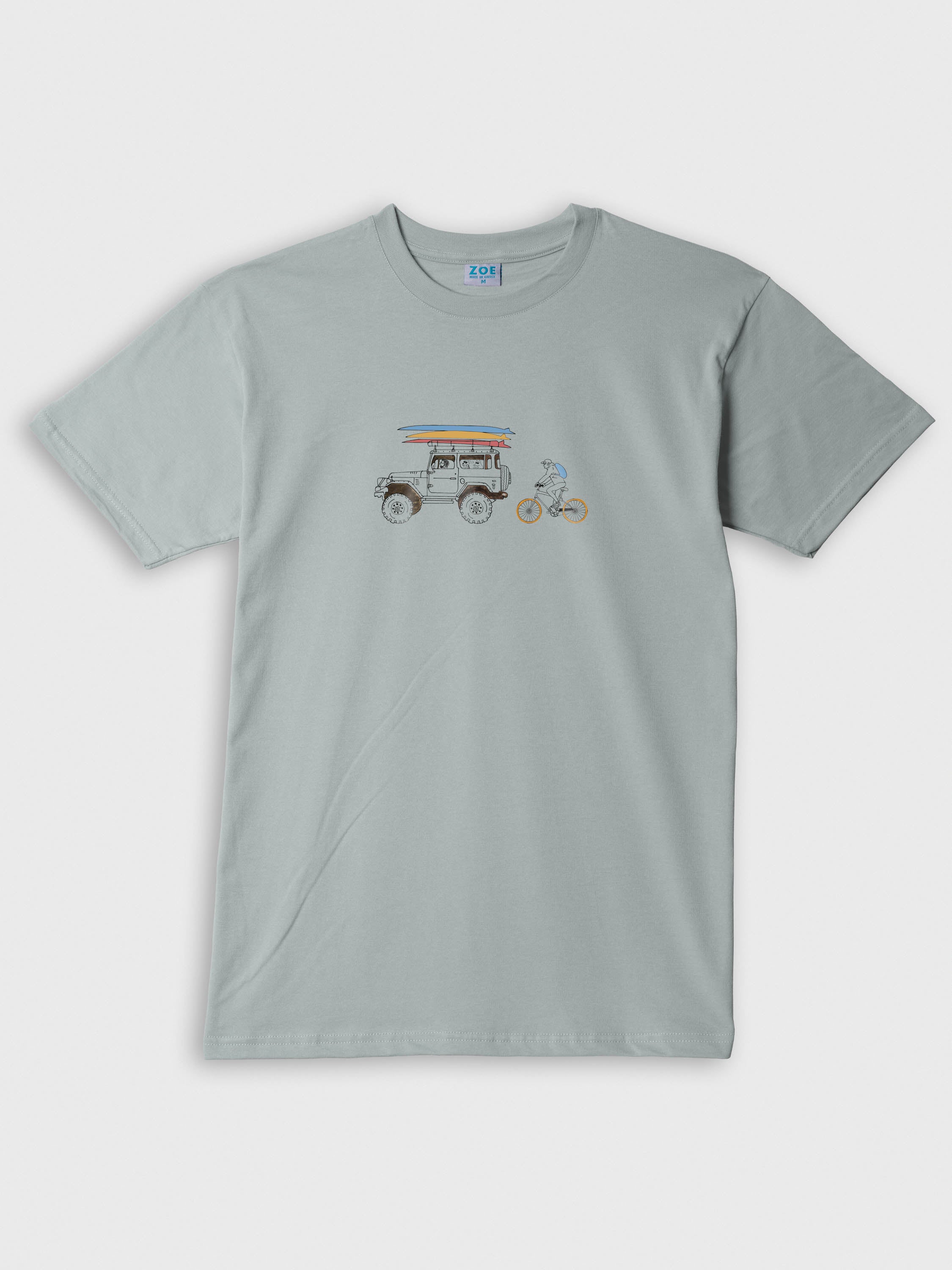 Surf Jeep & Cyclist  - T-Shirts