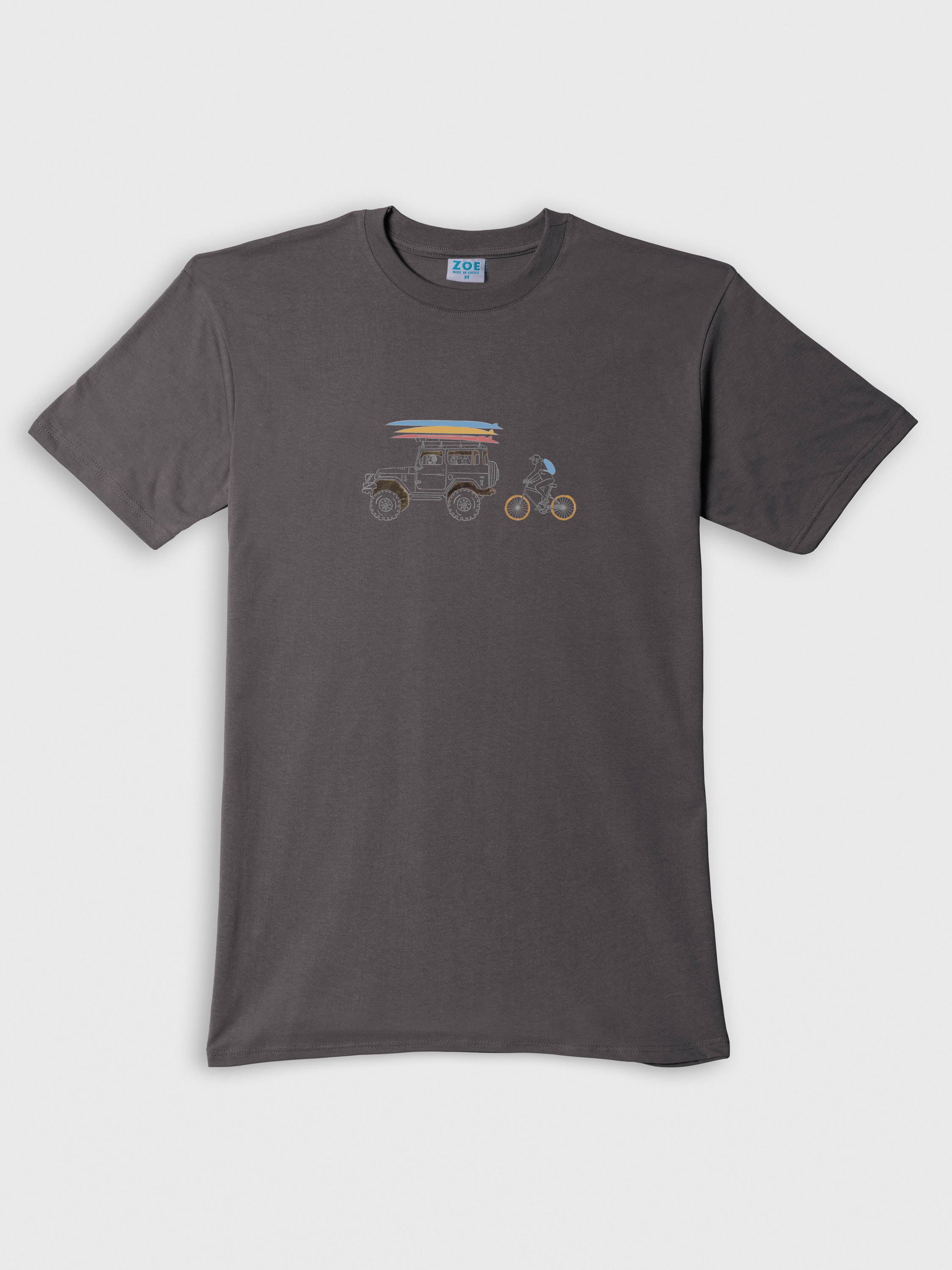 Surf Jeep & Cyclist  - T-Shirts