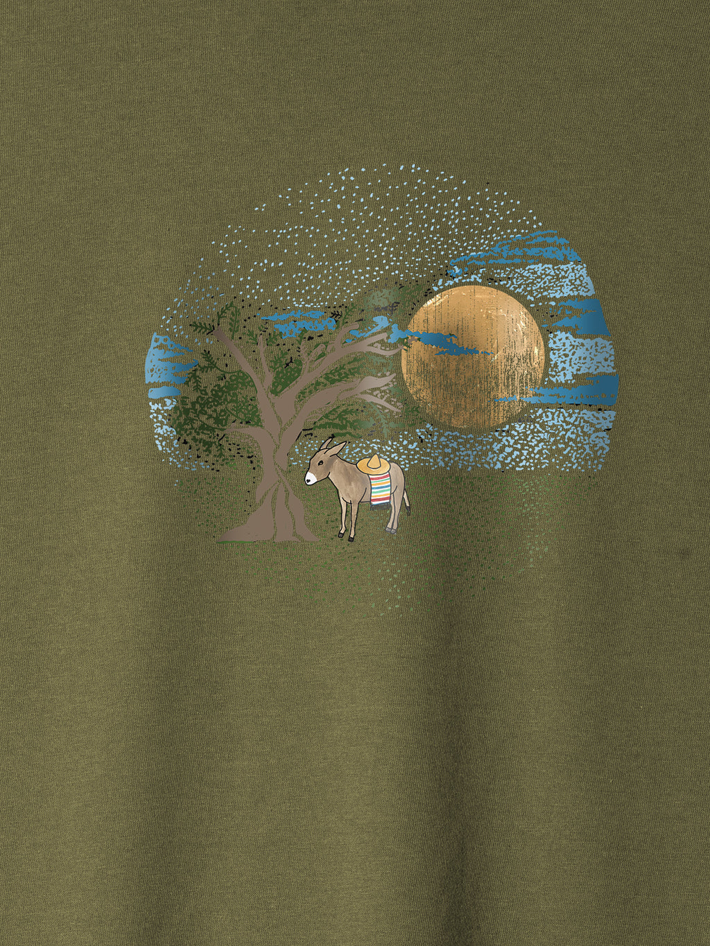 Moonlit Olive Grove  - T-Shirts
