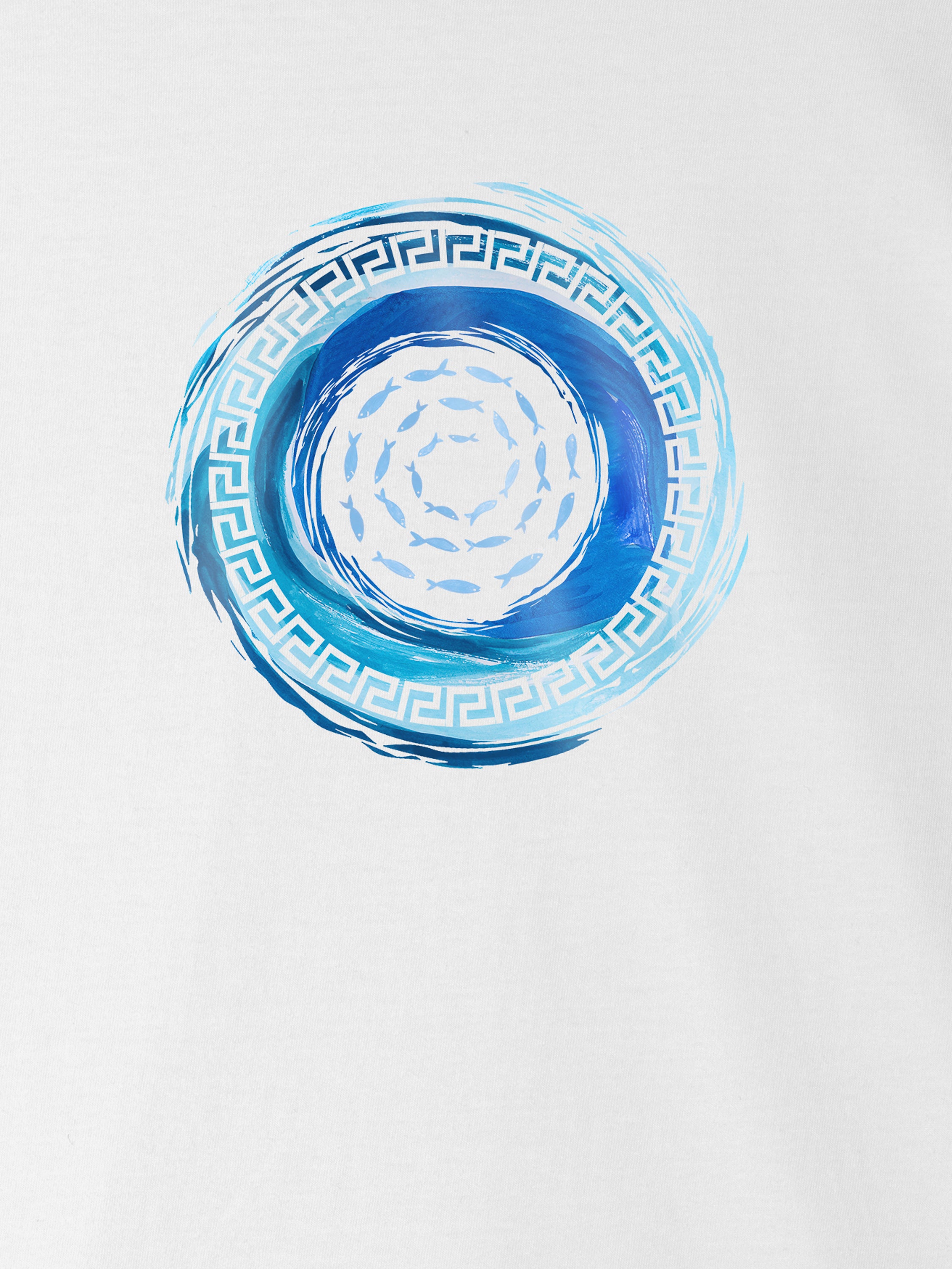 Aegean Spiral  - T-Shirts