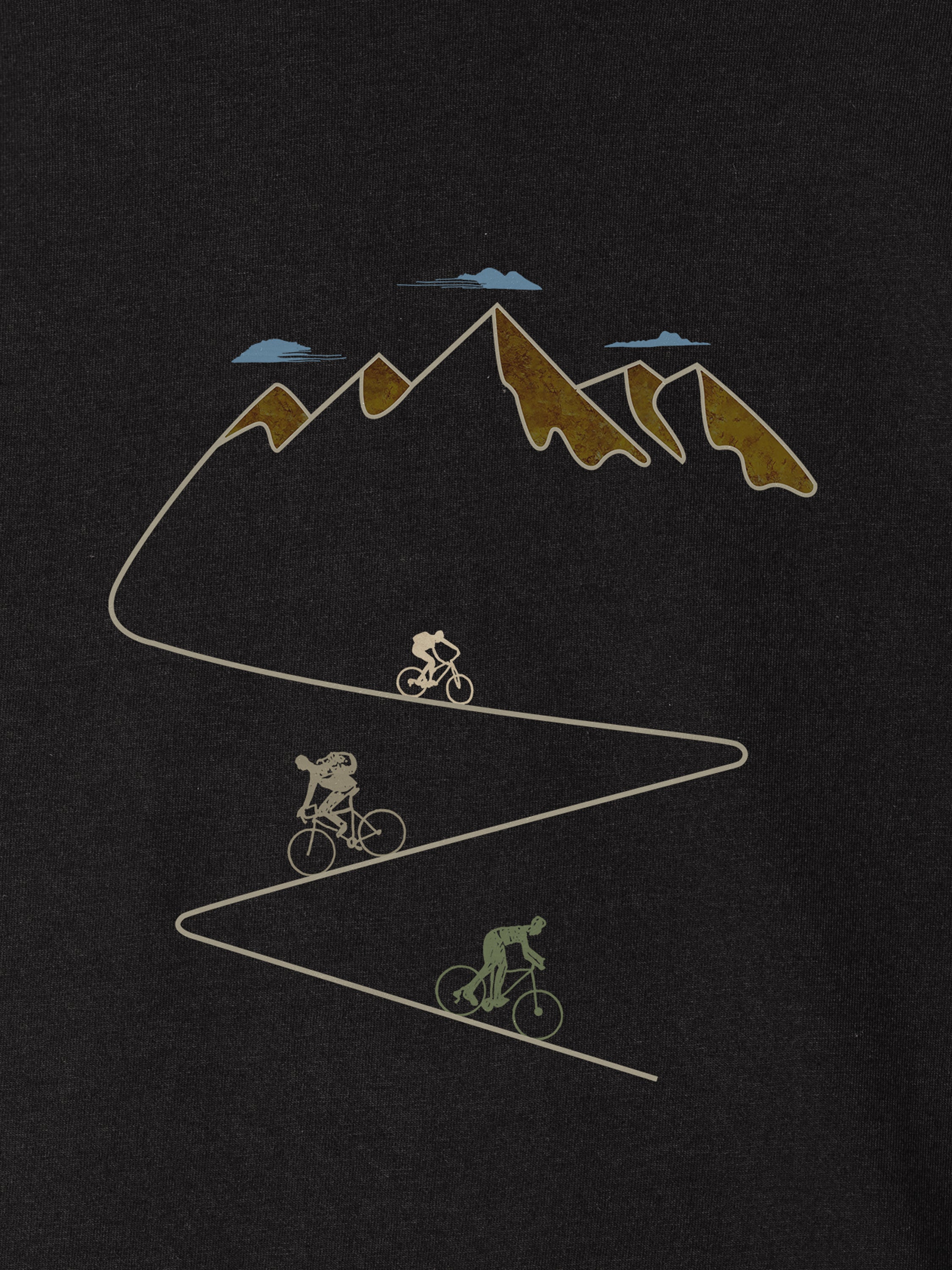 Mountain bike ride  - T-Shirts