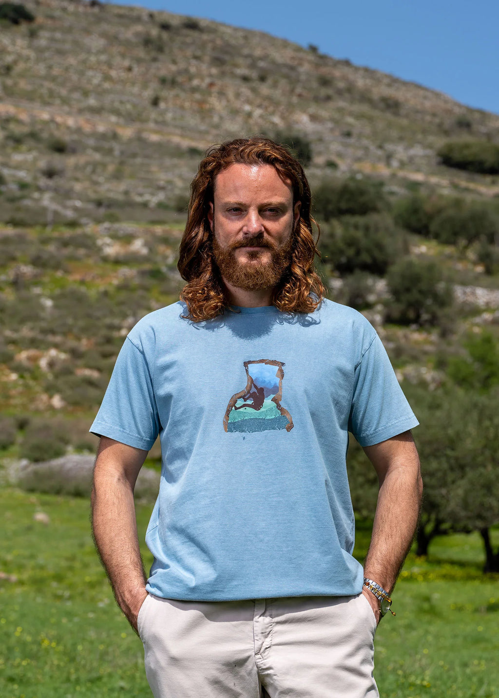 Cretan rock climber - T-Shirts