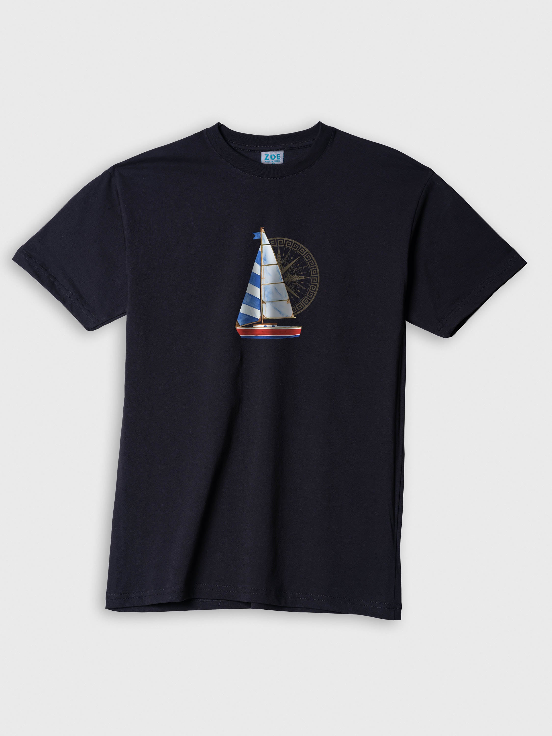 Sailing boat & Compass - T-Shirts