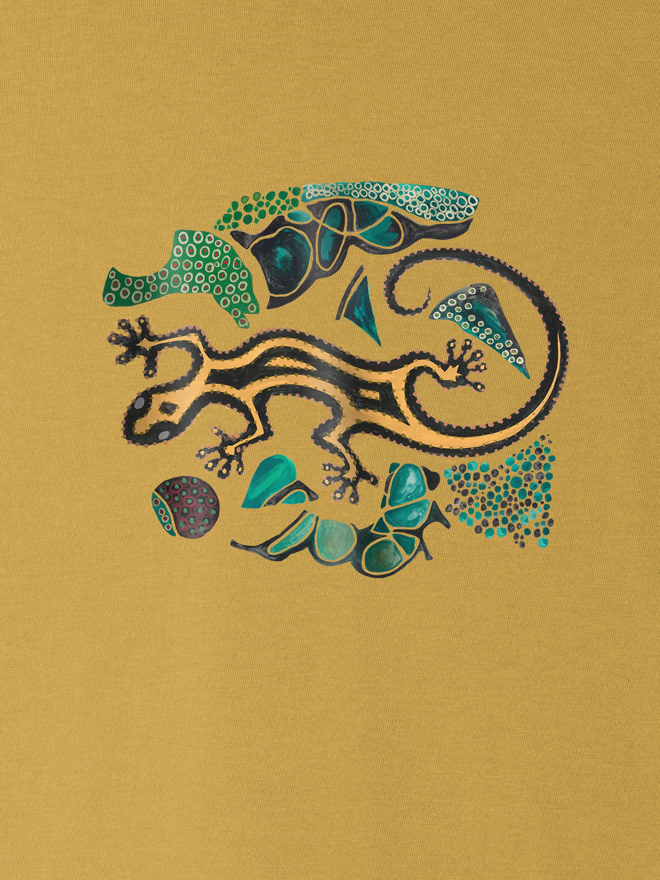 Mosaic Gecko - T-Shirts