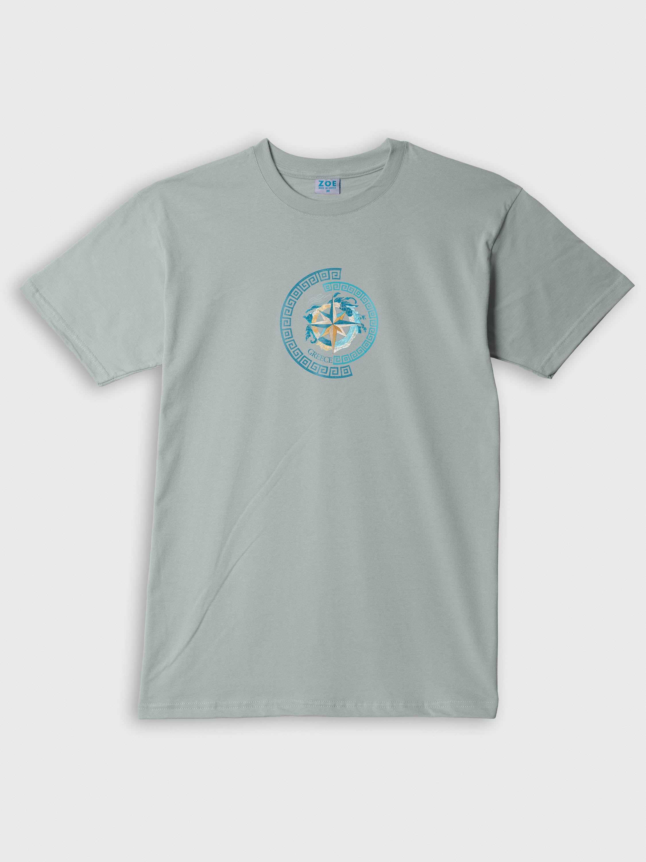 Greek Compass and key pattern - T-Shirts