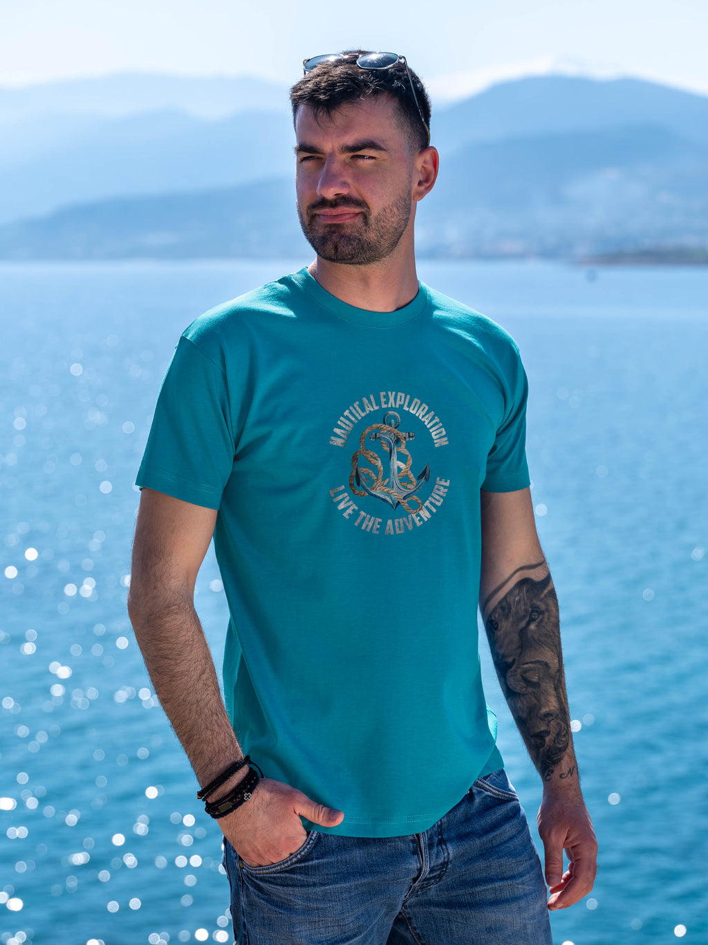 Nautical Exploration Anchor - T-Shirts
