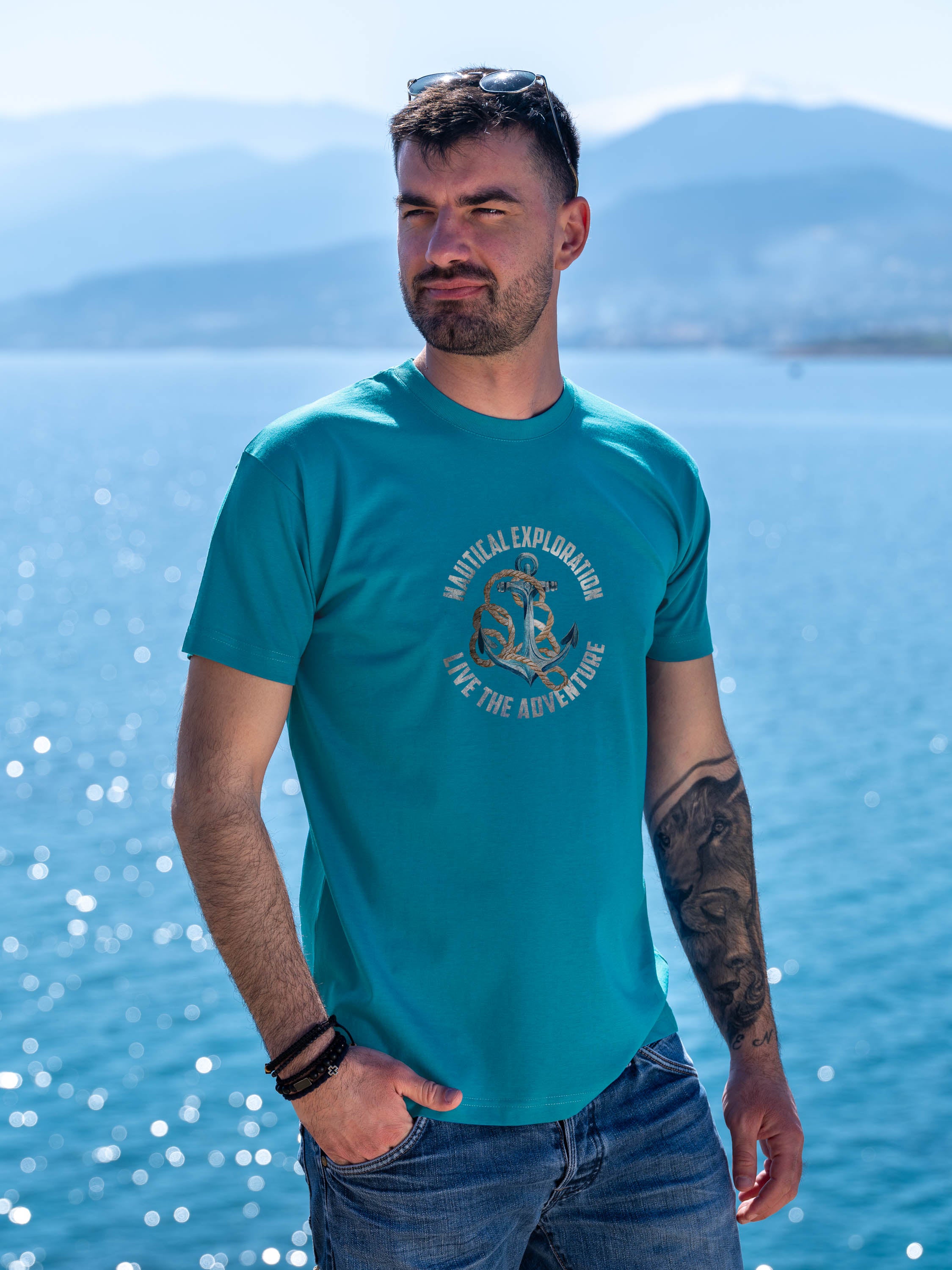 Nautical Exploration Anchor - T-Shirts