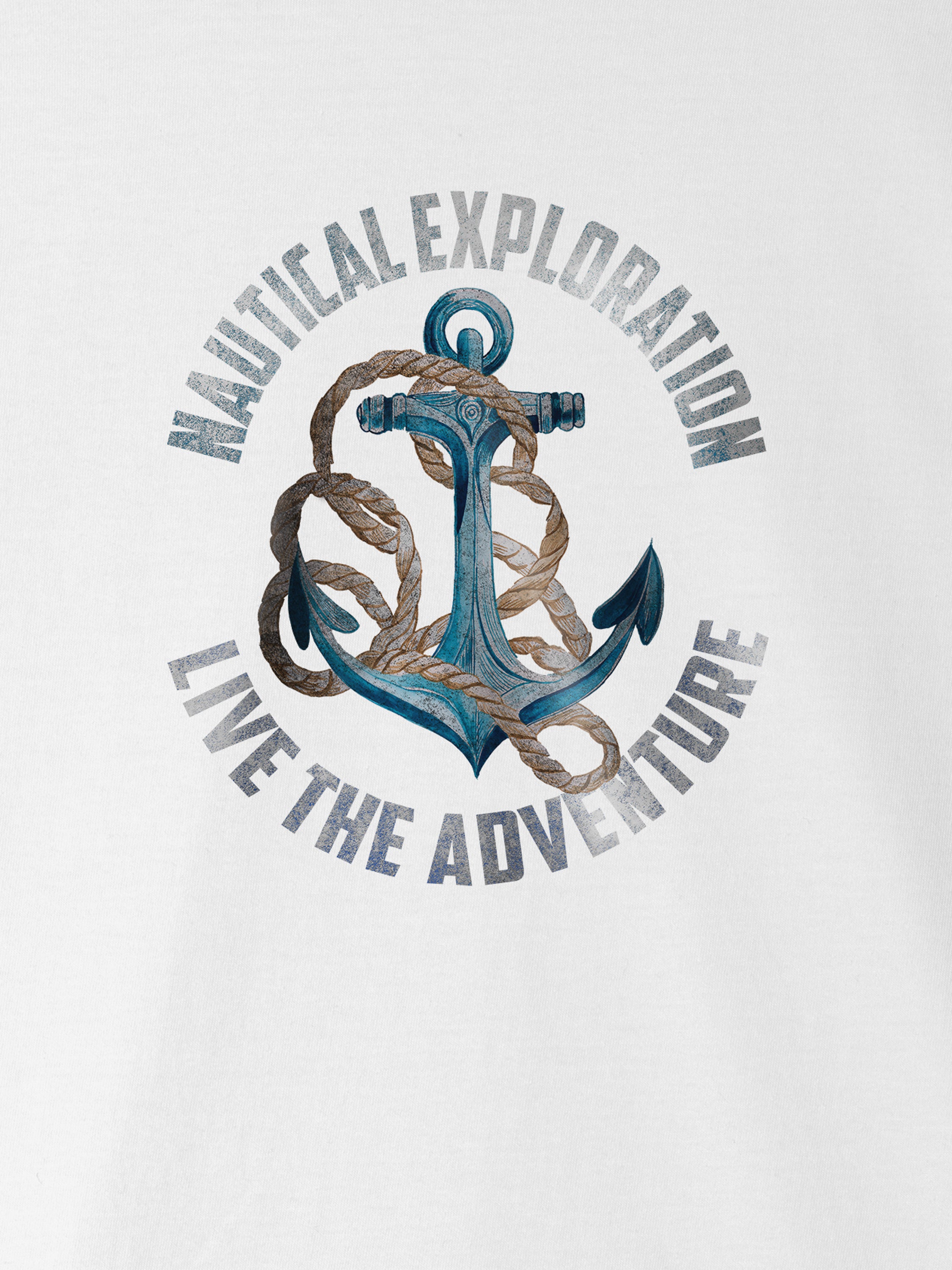 Nautical Exploration Anchor - T-Shirts