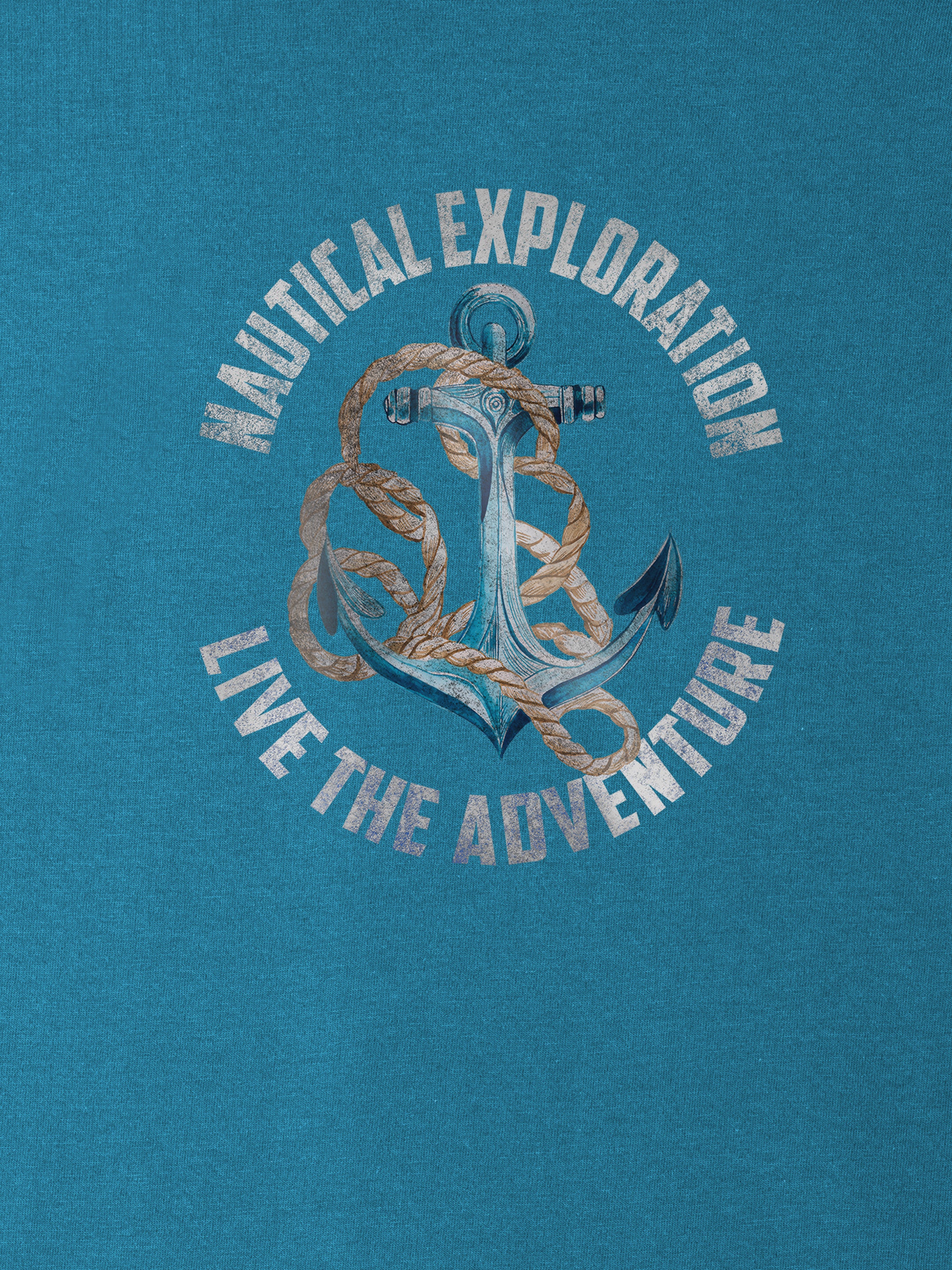 Nautical Exploration Anchor - T-Shirts