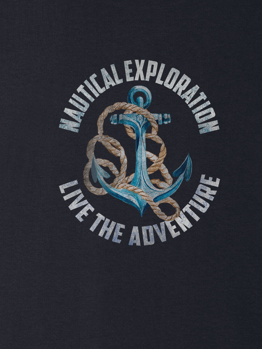Nautical Exploration Anchor - T-Shirts