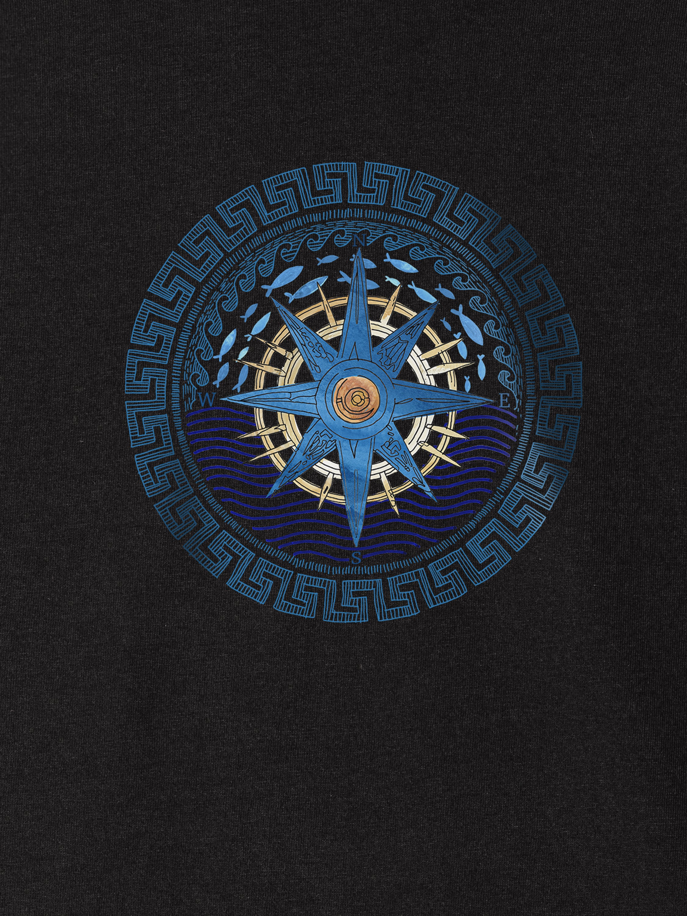 Aegean Star Compass - T-Shirts