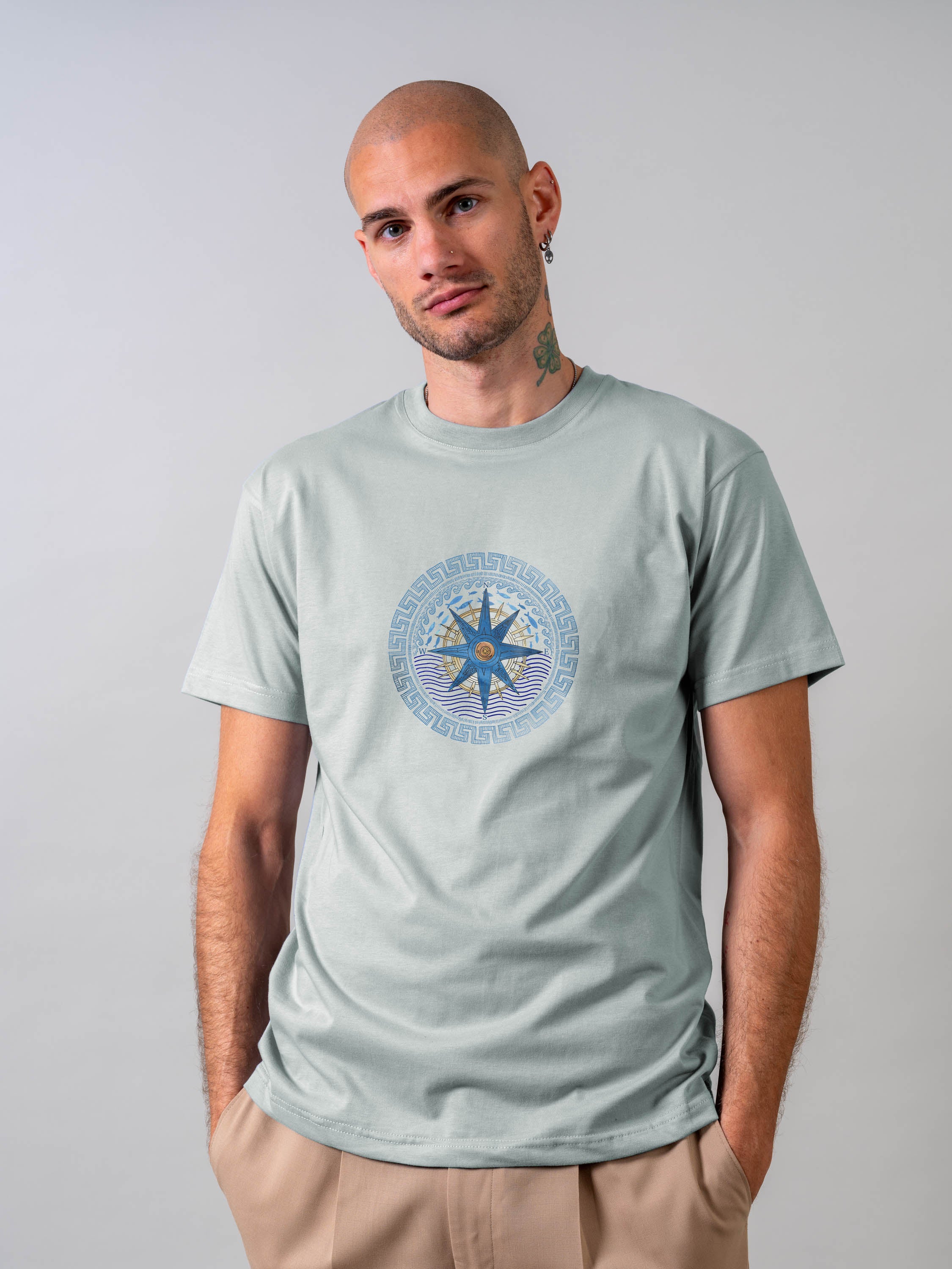 Aegean Star Compass - T-Shirts