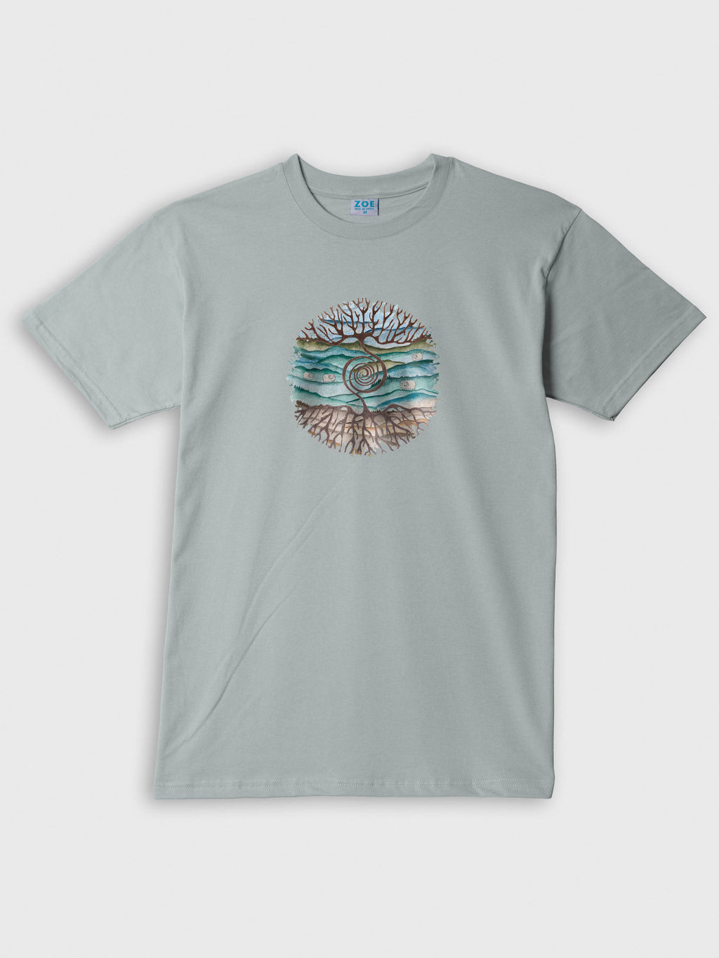 Tree rooted in Cretan landscape - T-Shirts