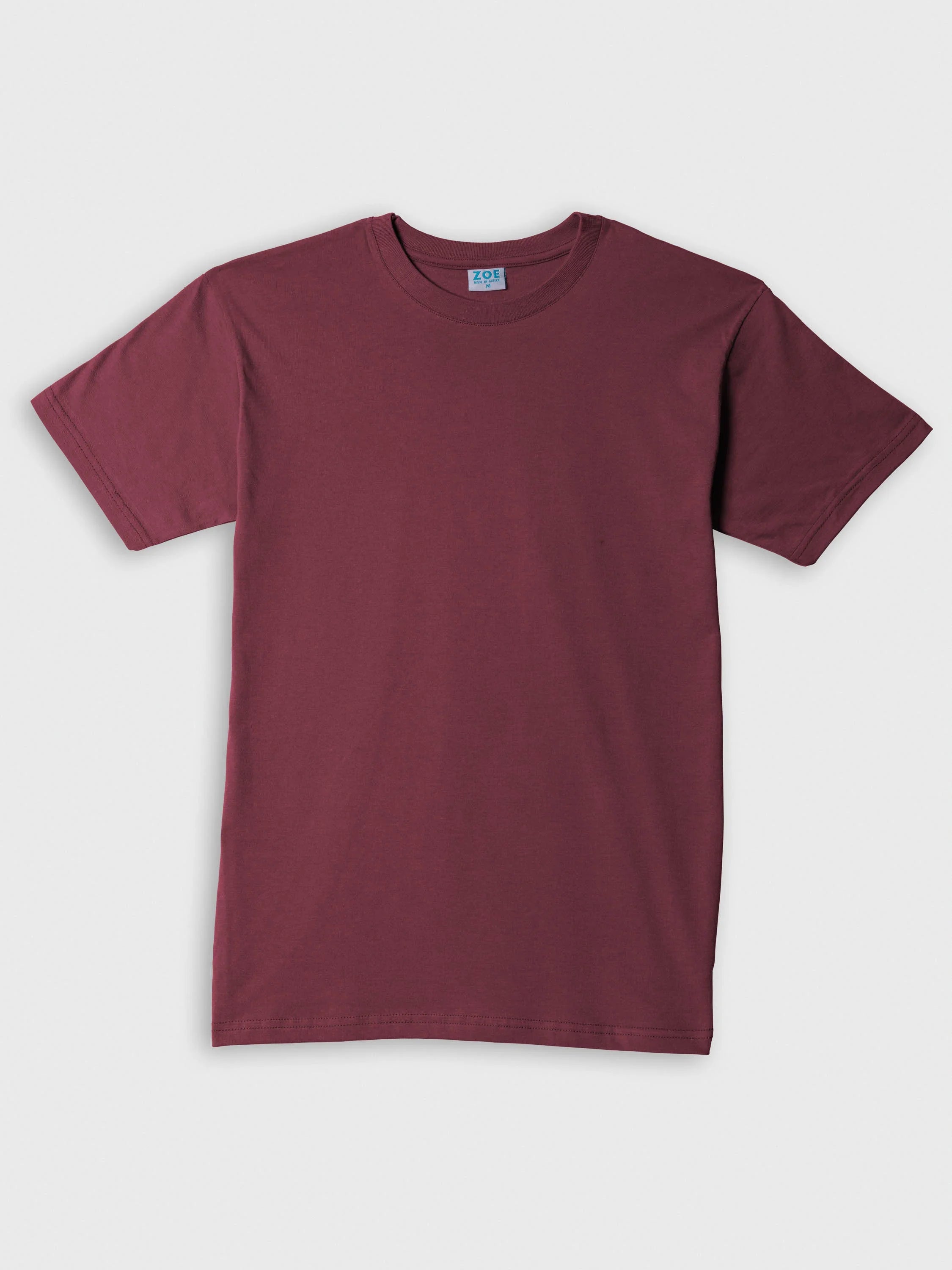 Aubergine Plain T-Shirt
