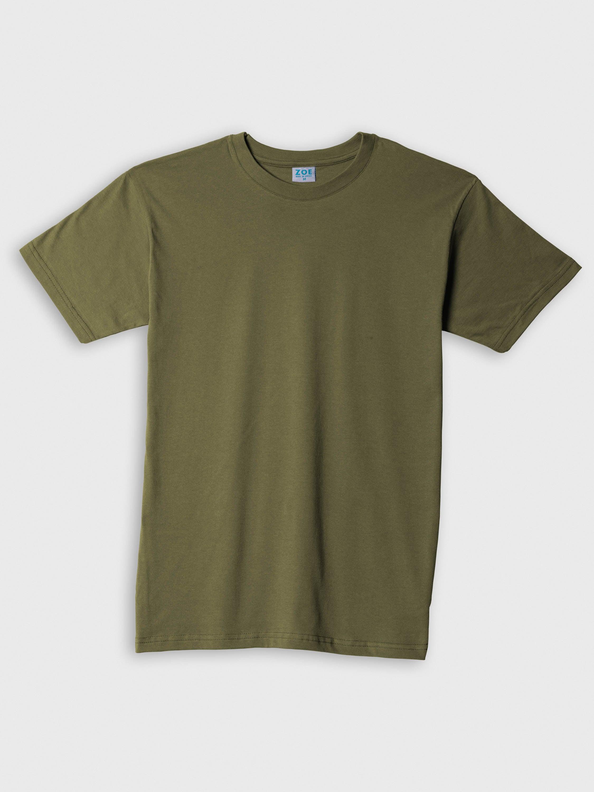 Dark Khaki Plain t-shirt