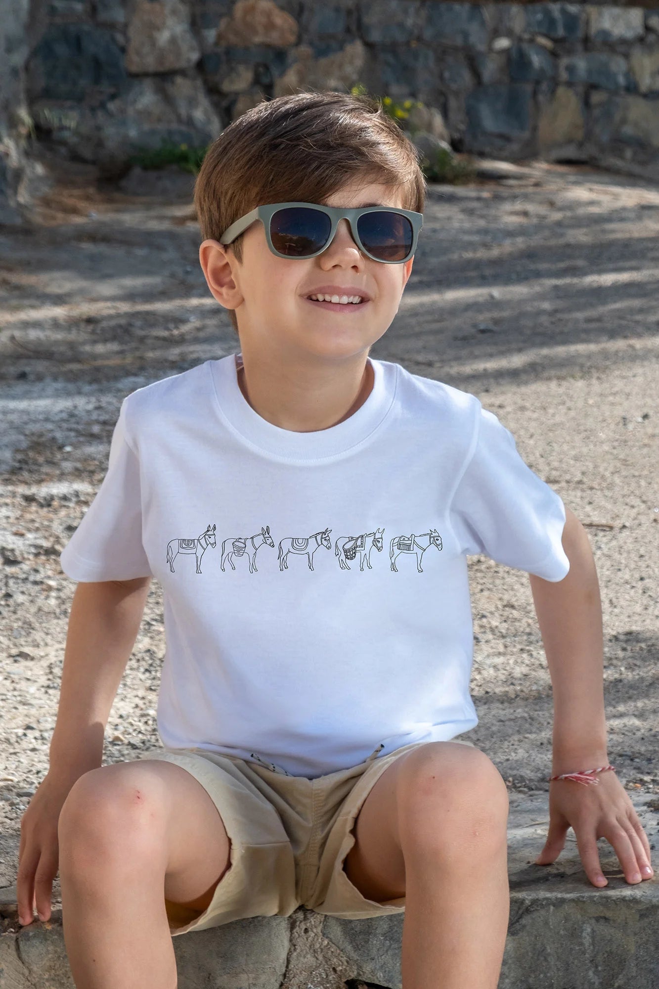 Santorini Donkey Parade - T-Shirts