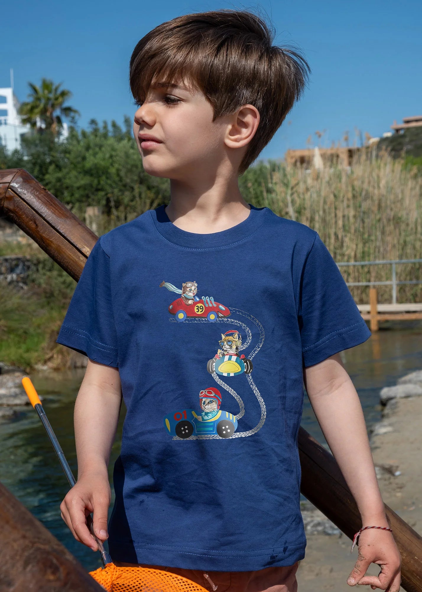 Racing Cats in Cars - T-Shirts