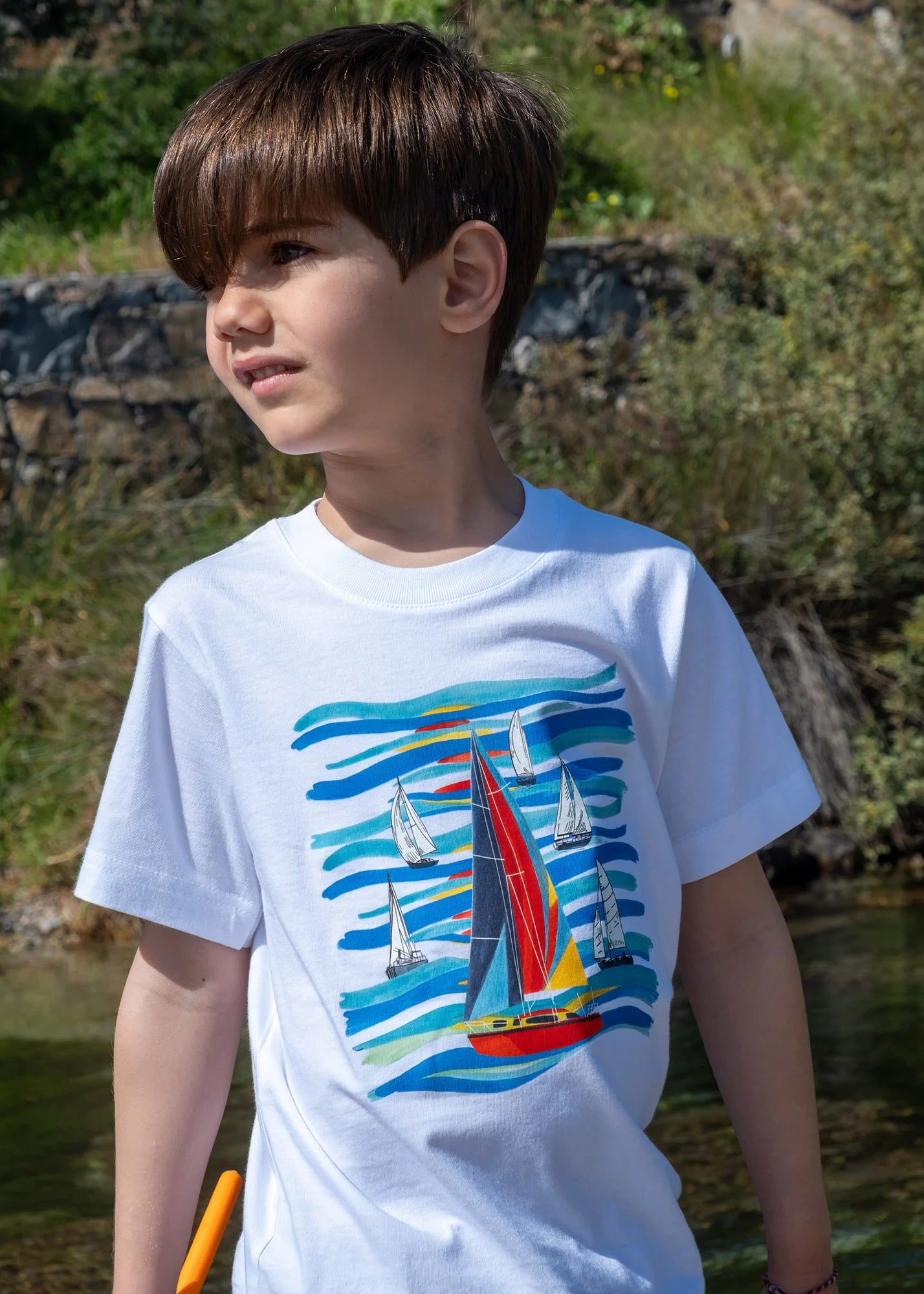Sailboats and Waves - T-Shirts