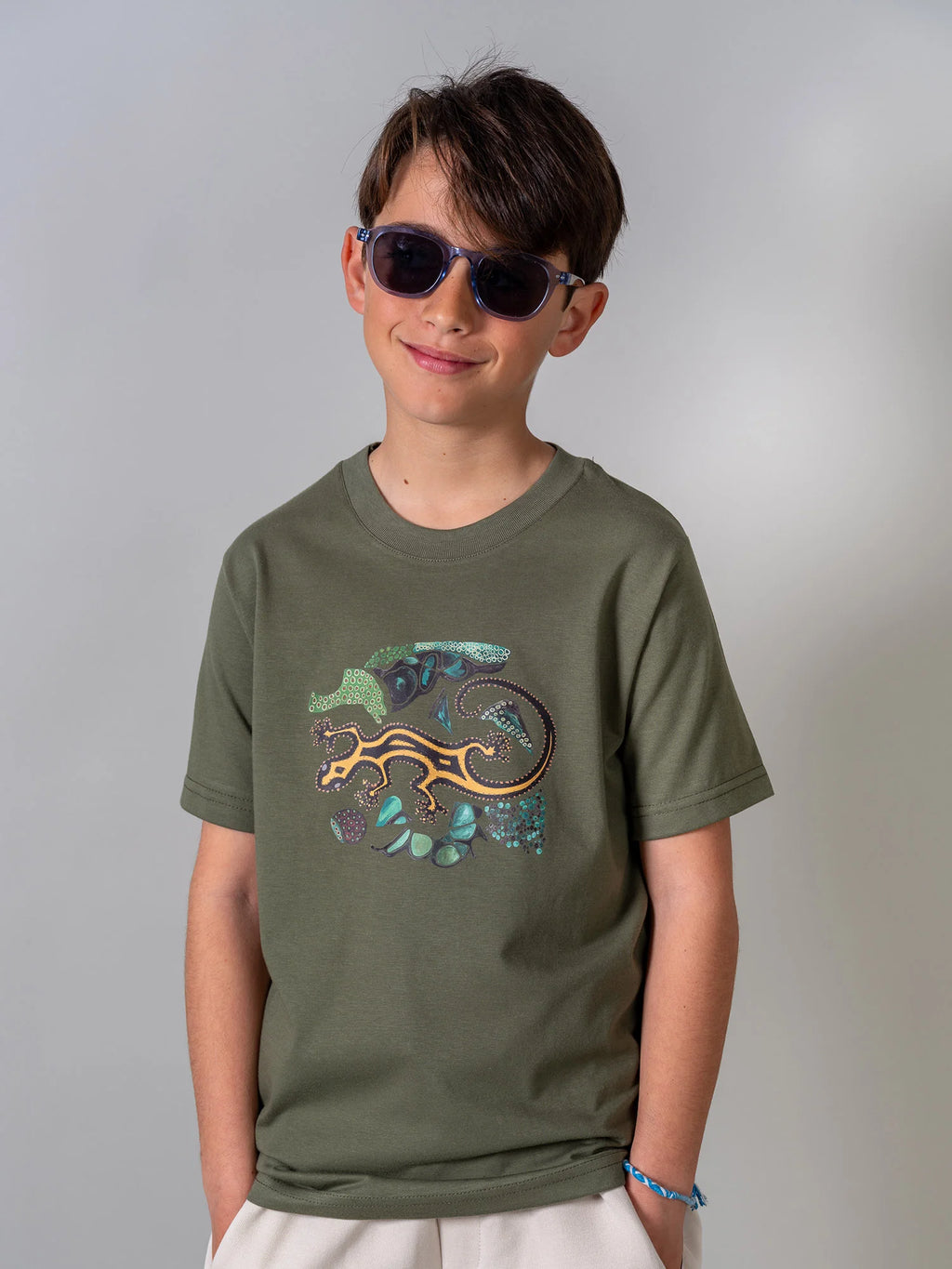 Jungle Lizard Camouflage - T-Shirts