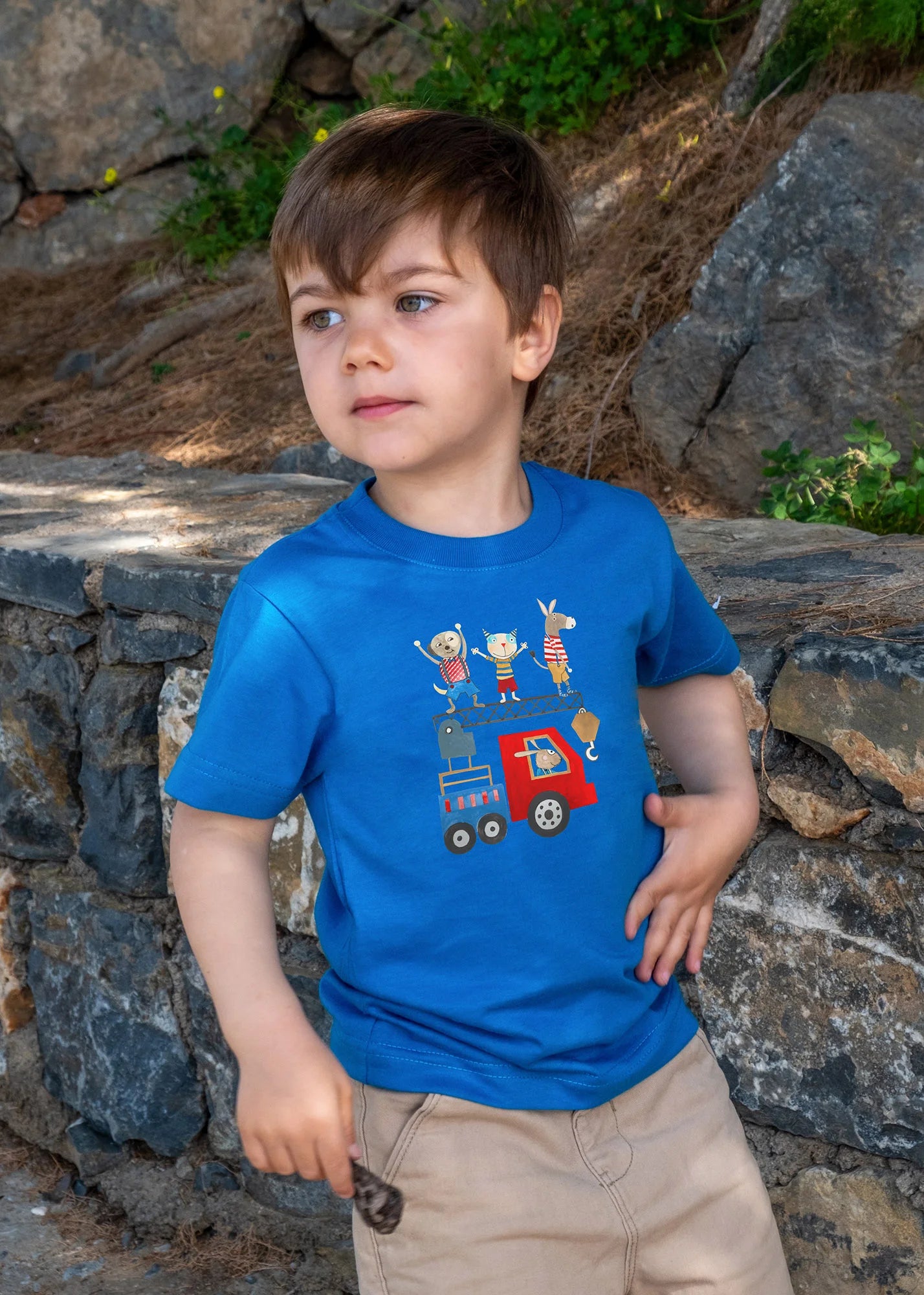Ride on a Fire Engine - T-Shirts