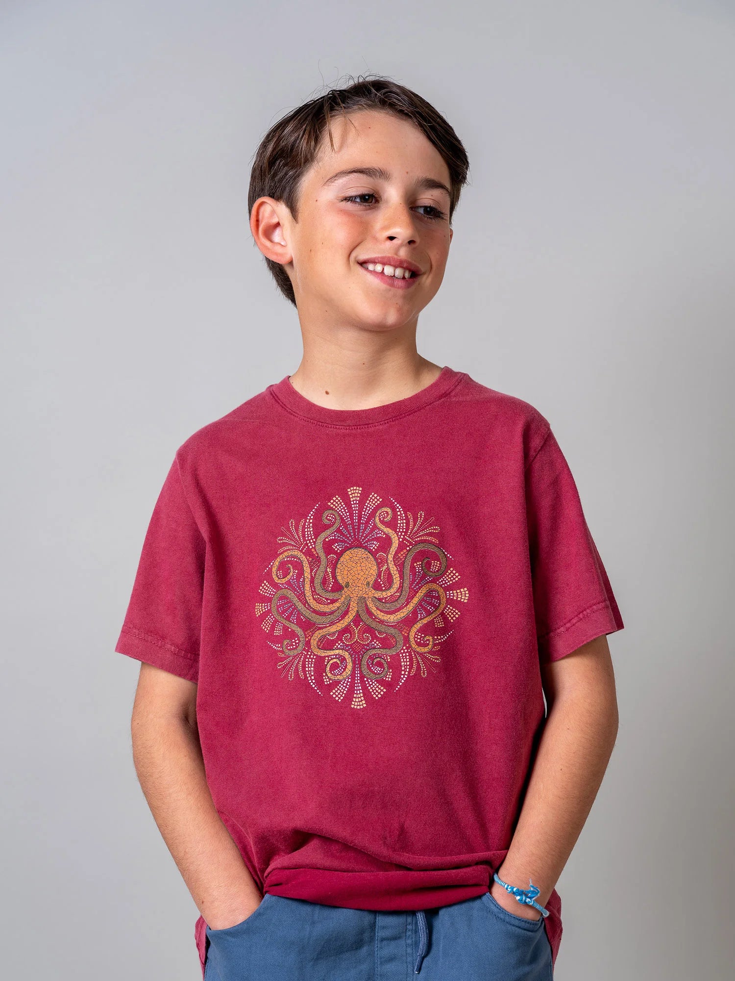 Boho Mandala Octopus - T-Shirts