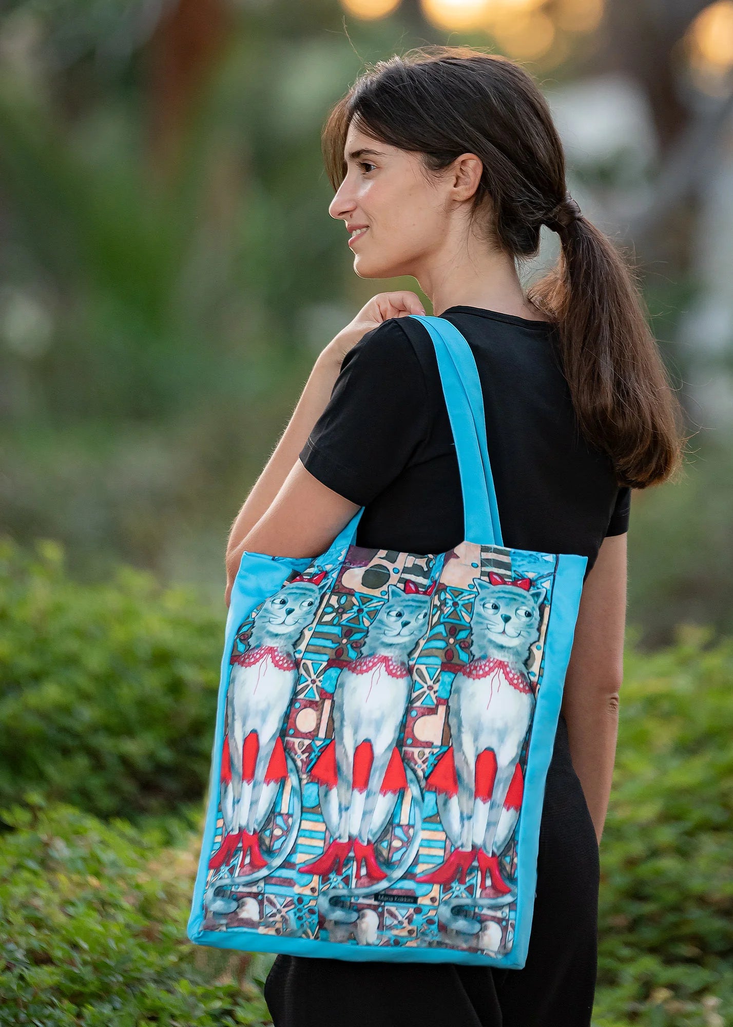 Maria Kokkini - Cats 1 - Shopping Βags