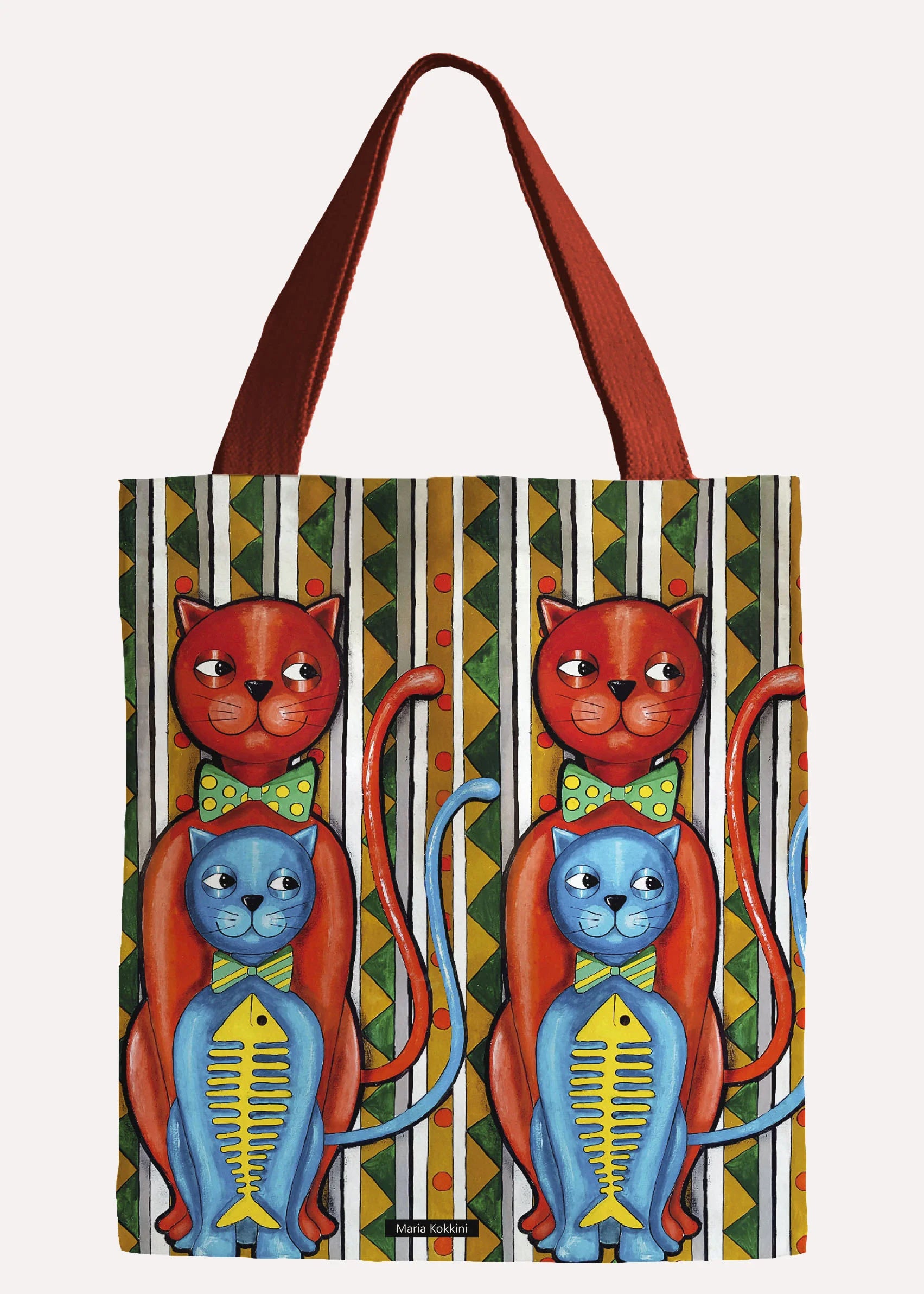 Maria Kokkini - Cats 2 - Shopping Βags