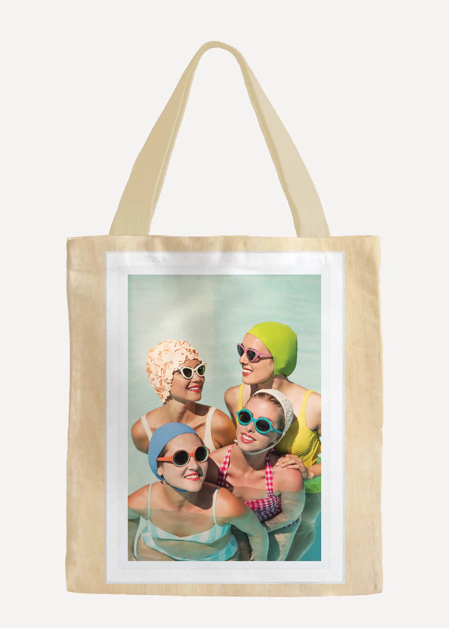 Vintage Bathing Girls - Shopping Βags