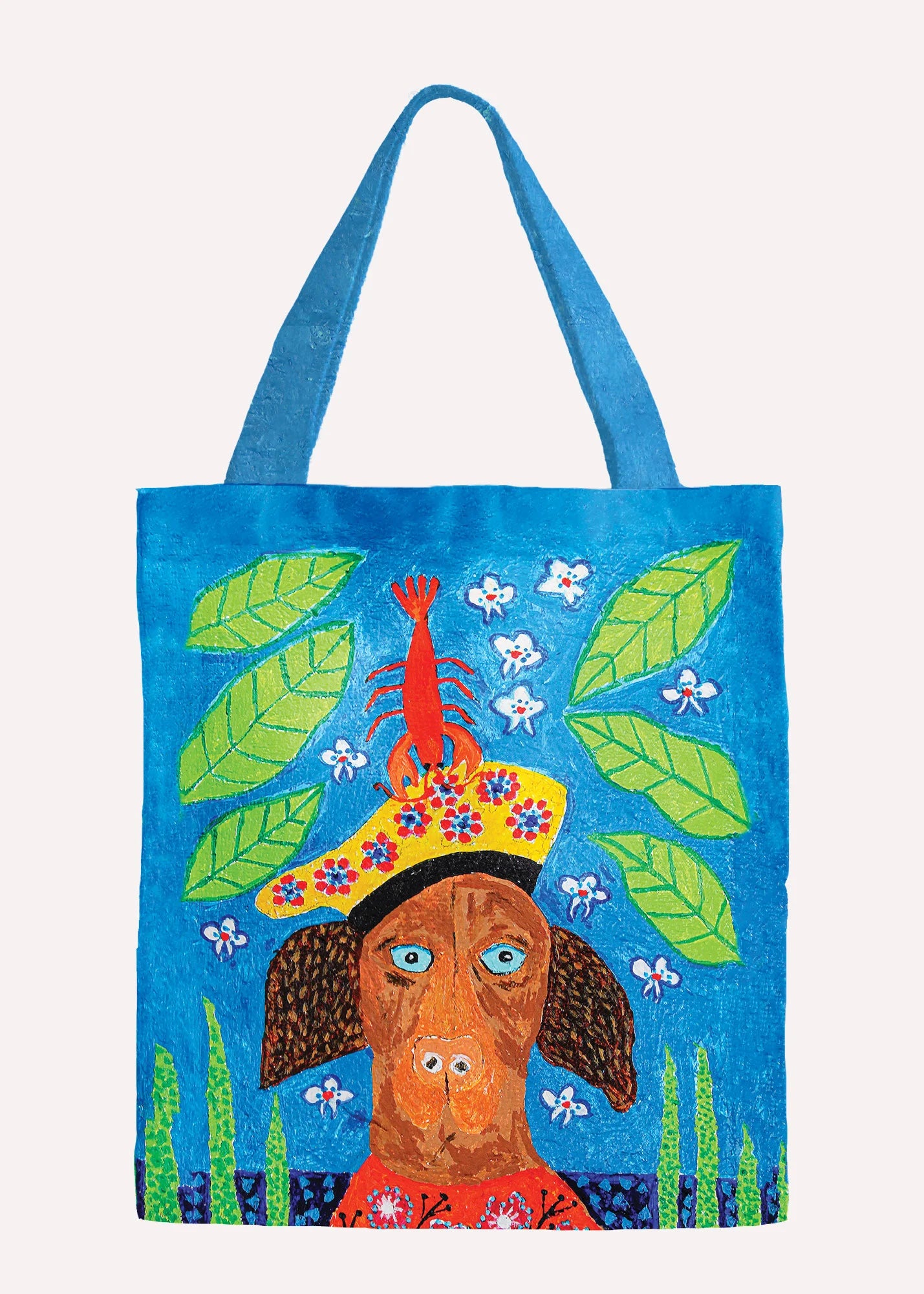 Mimi Roberts - Dog in Nature - Shopping Βags