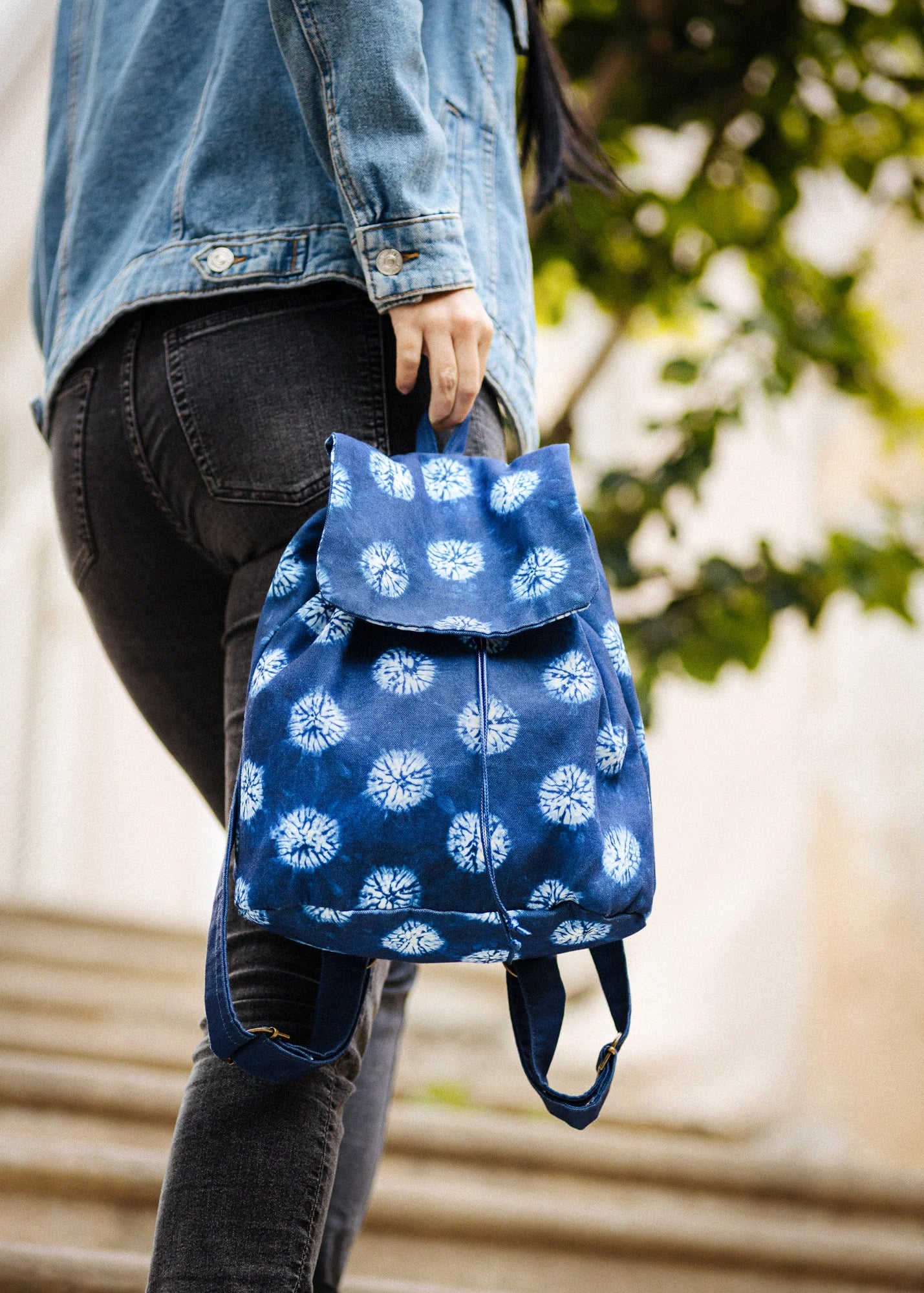 Batik Dots - Canvas - Backpacks