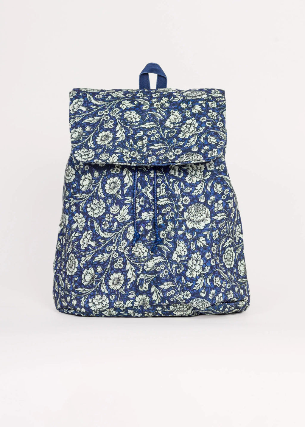 Navy Floral - Canvas - Backpacks