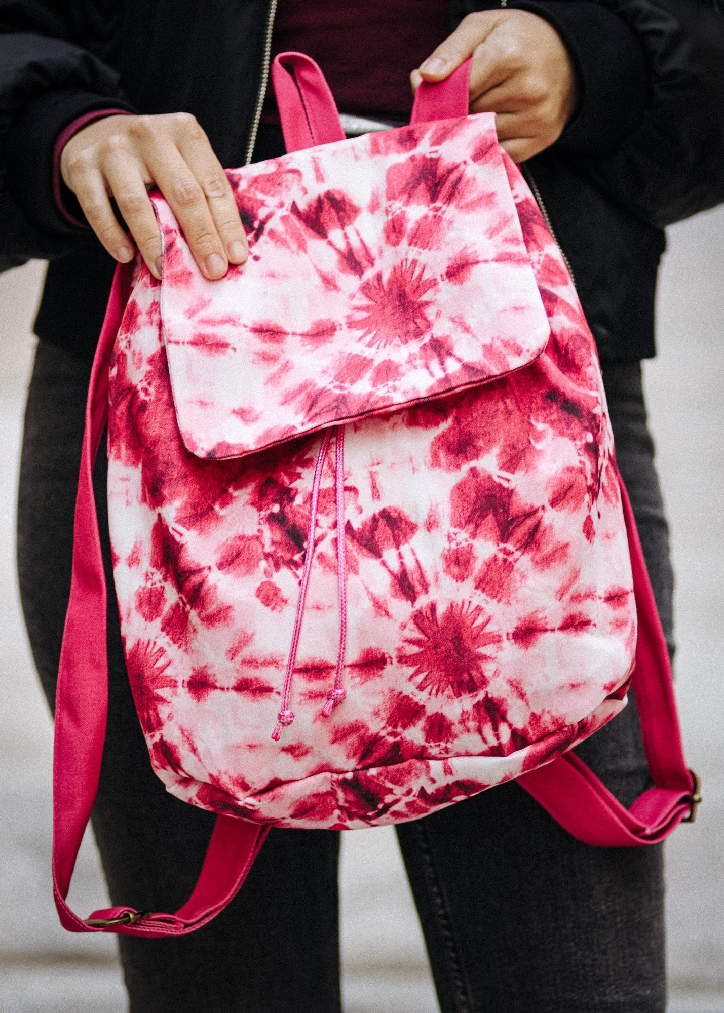 Pink Splash - Canvas - Backpacks