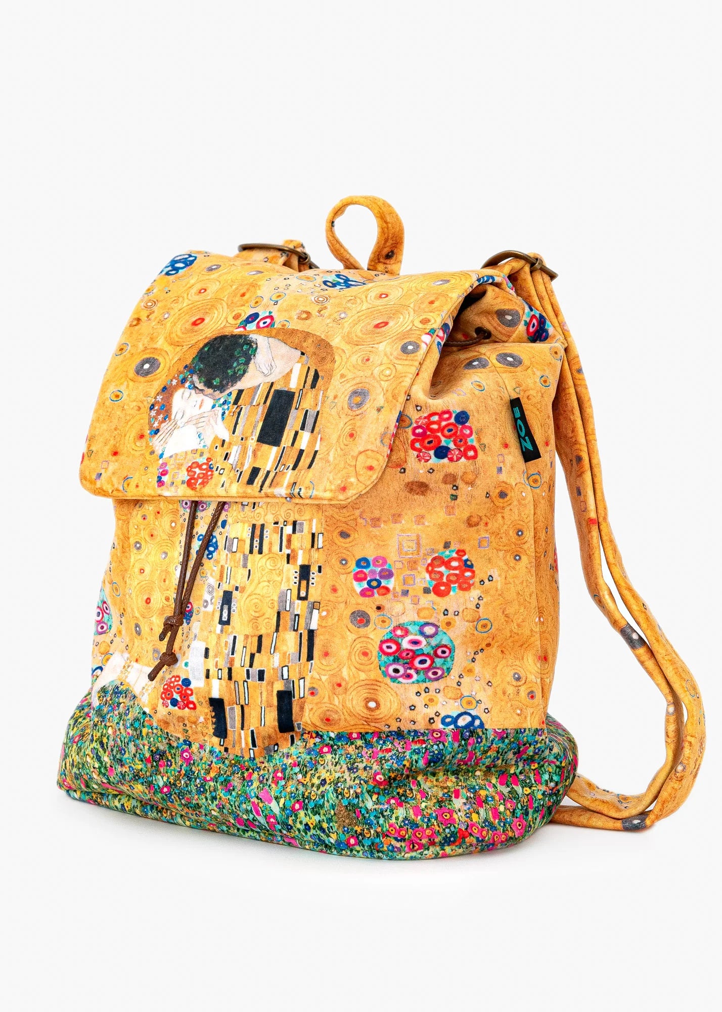 Gustav Klimt - The Kiss - Velvet - Backpacks