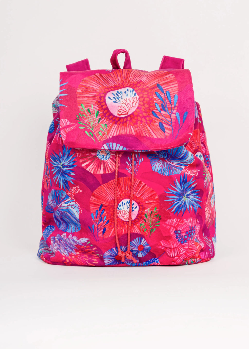 Underwater Collage - Velvet - Backpacks